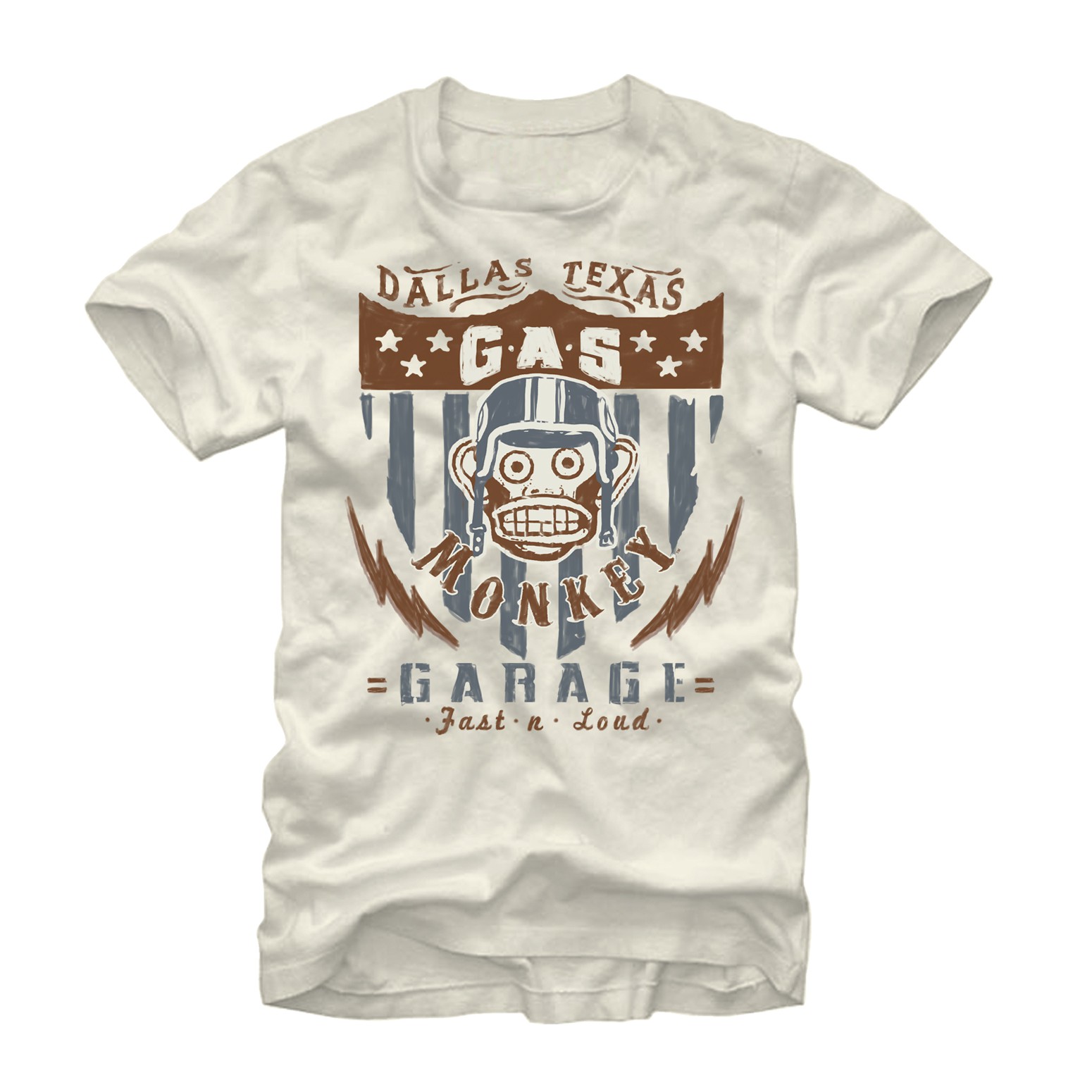 Gas Monkey Garage American Cream T-Shirt