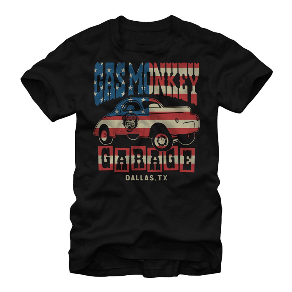 Gas Monkey Garage Life's A Drag Black T-Shirt