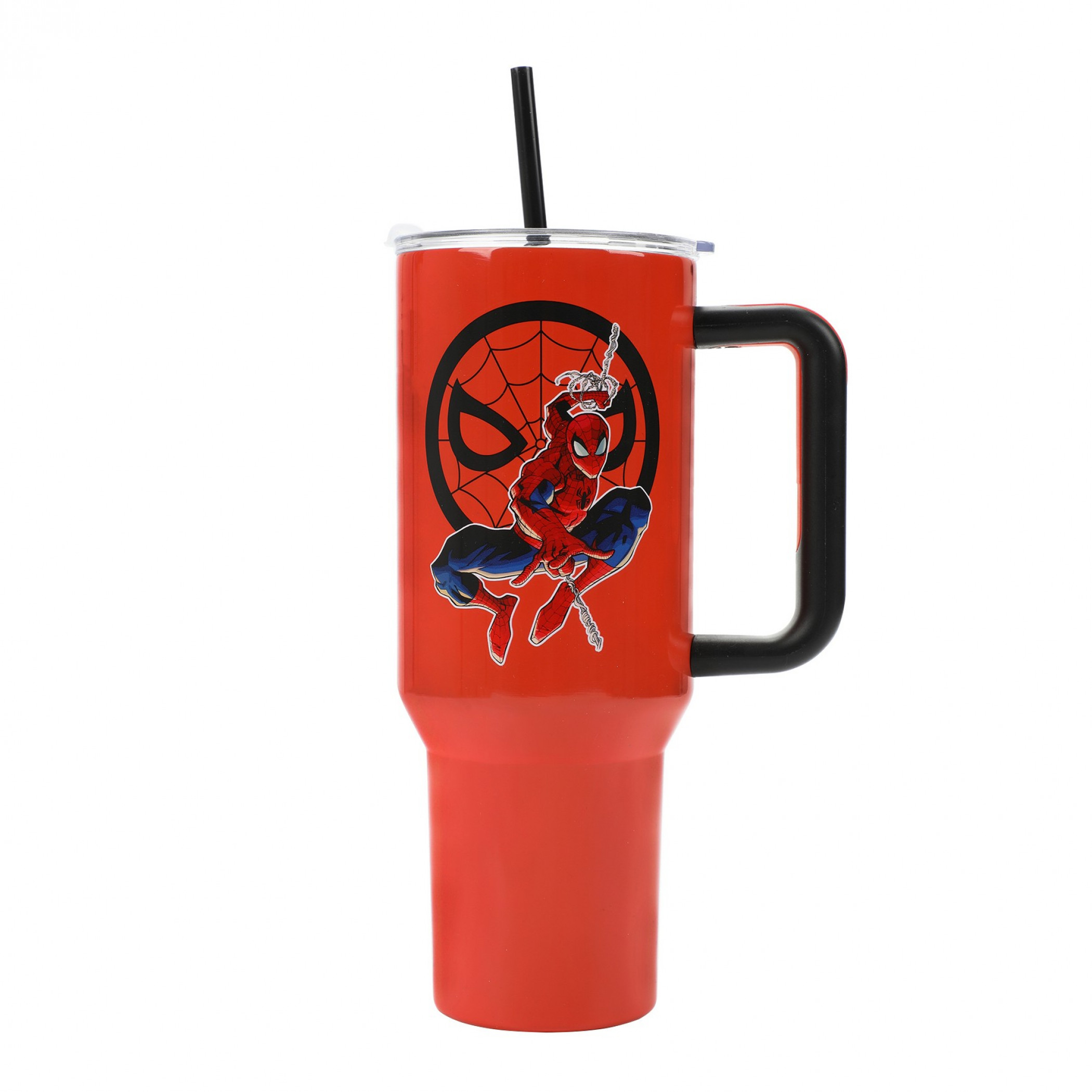 Spider-Man Web Slinger Marvel 40oz. Stainless Steel Tumbler, Red