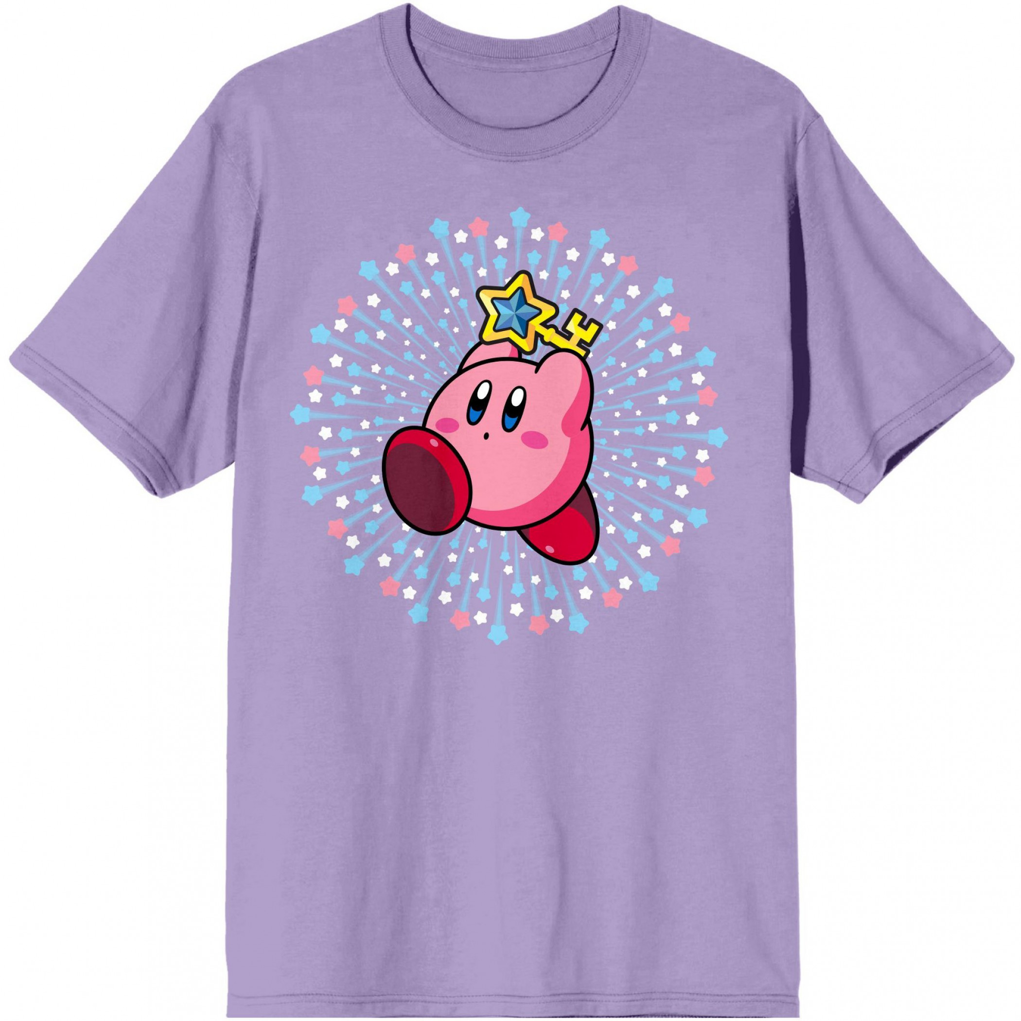 Kirby Escaping with the Key T-Shirt, Purple