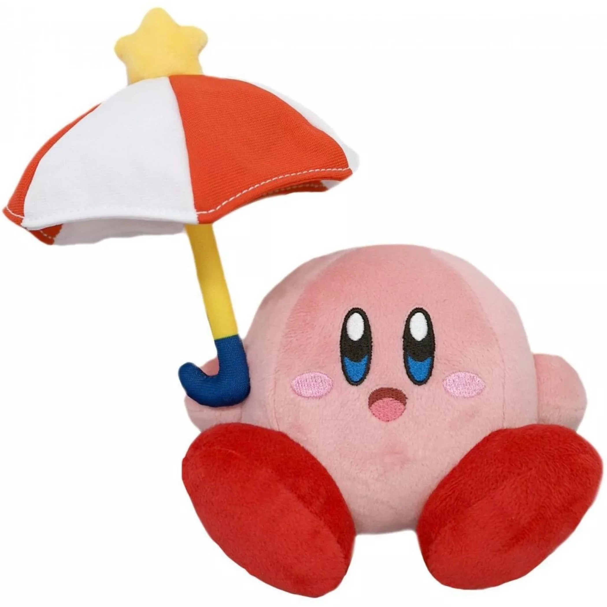 Kirby and Parasol 5' Plush Doll, Pink