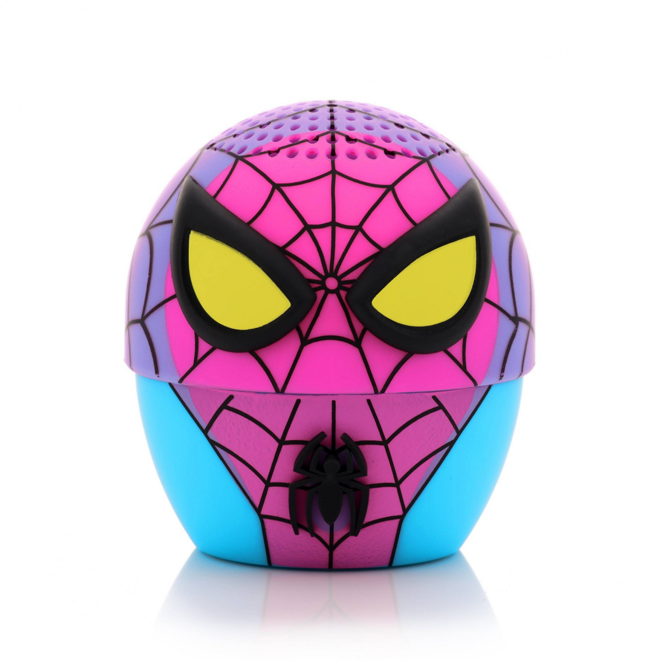 Spider-Man Black Light Series Bitty Boomers Bluetooth Speaker, Multi-Color