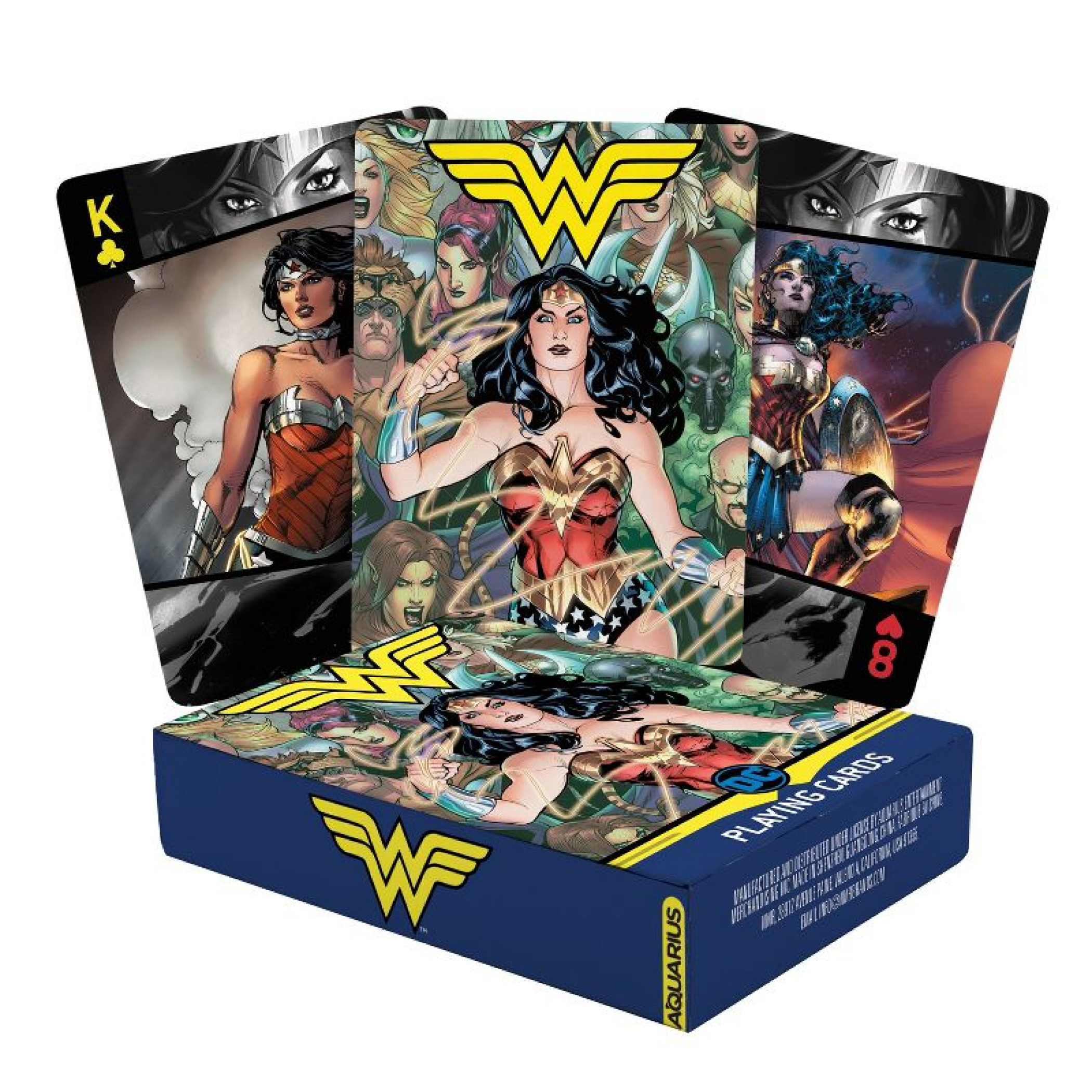 DC Comics Wonder Woman Panels Deck of Playing Cards, Multi-Color
