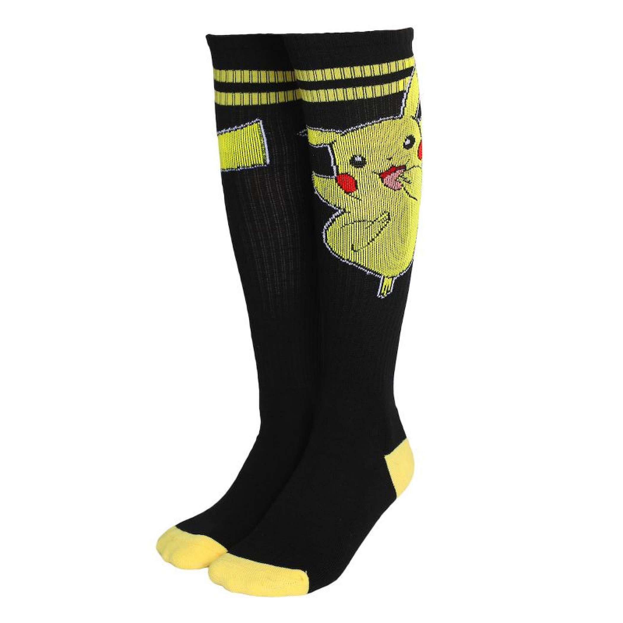 Pokemon Pikachu Striped Knee Socks, Multi-Color