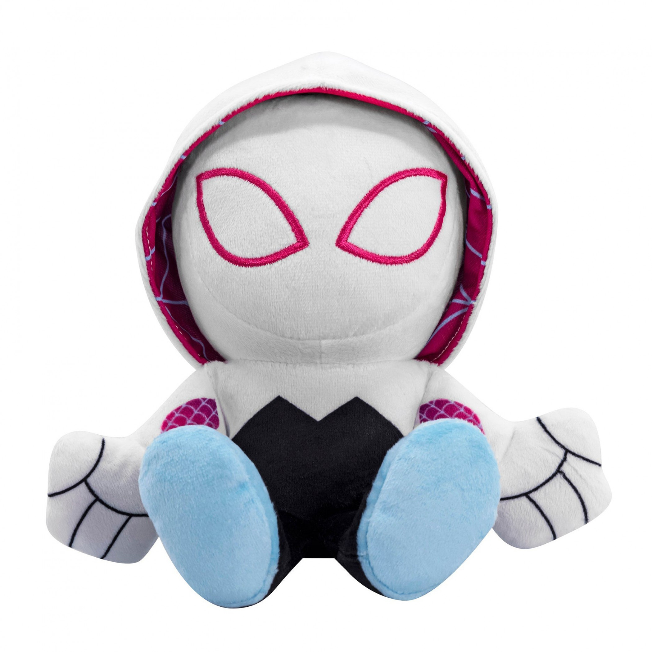 Spider-Gwen 8' Kuricha Sitting Plush Doll, Multi-Color