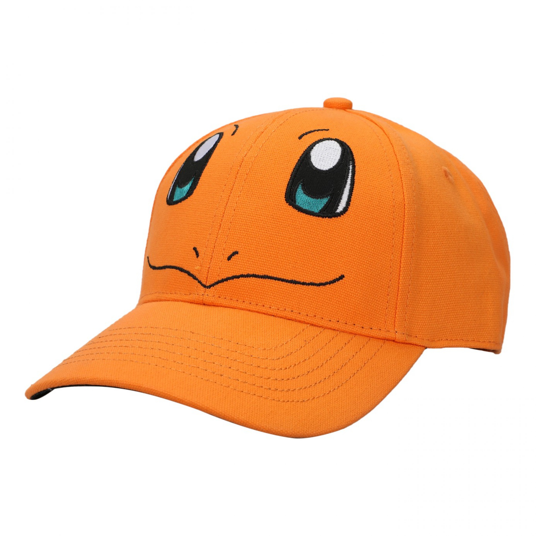 Pokemon Charmander Big Face Adjustable Hat, Orange