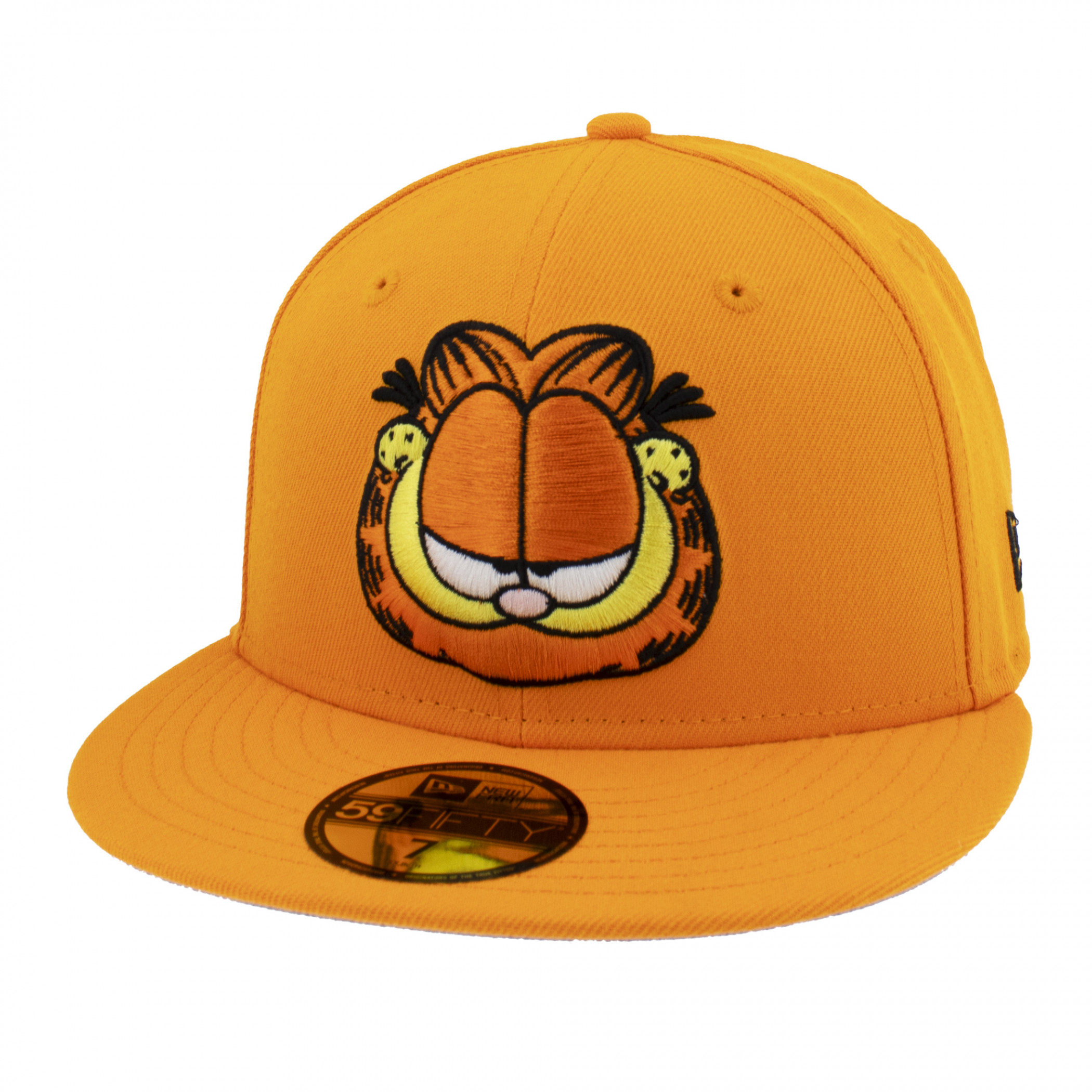 Garfield Grin New Era 59Fifty Fitted Hat, Orange