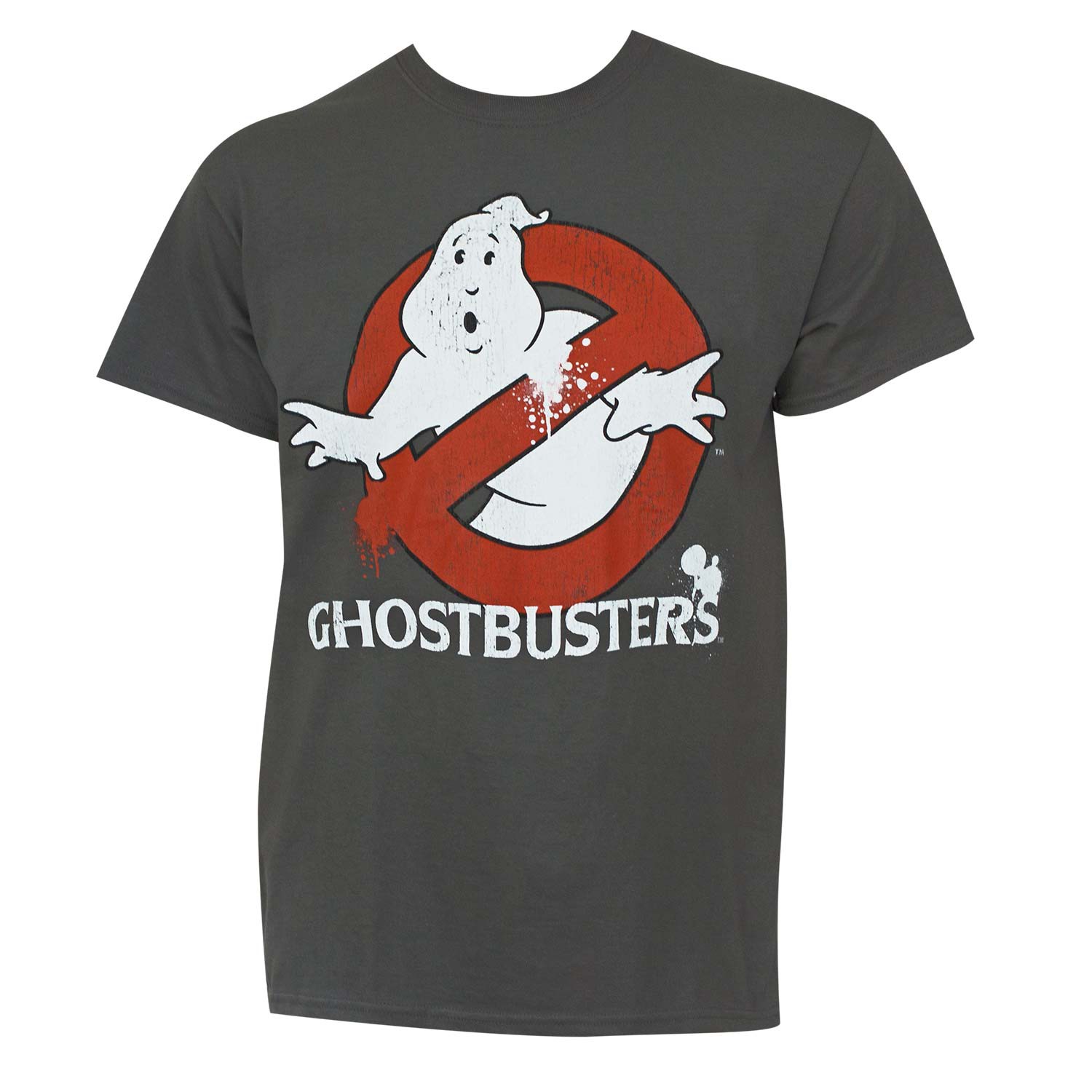 Ghostbusters Men's Grey Logo T-Shirt