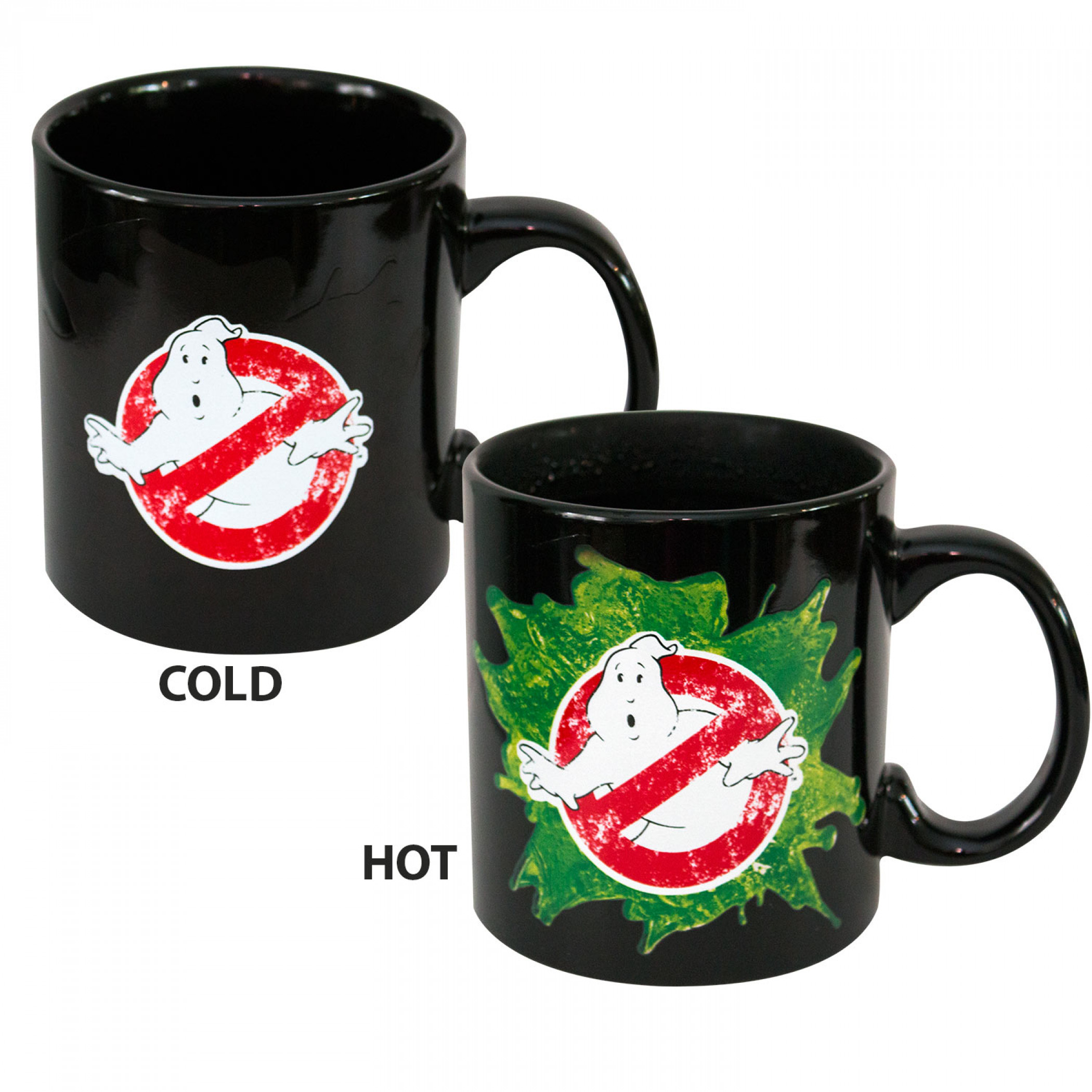 Ghostbusters Heat Reveal Coffee Mug, Black