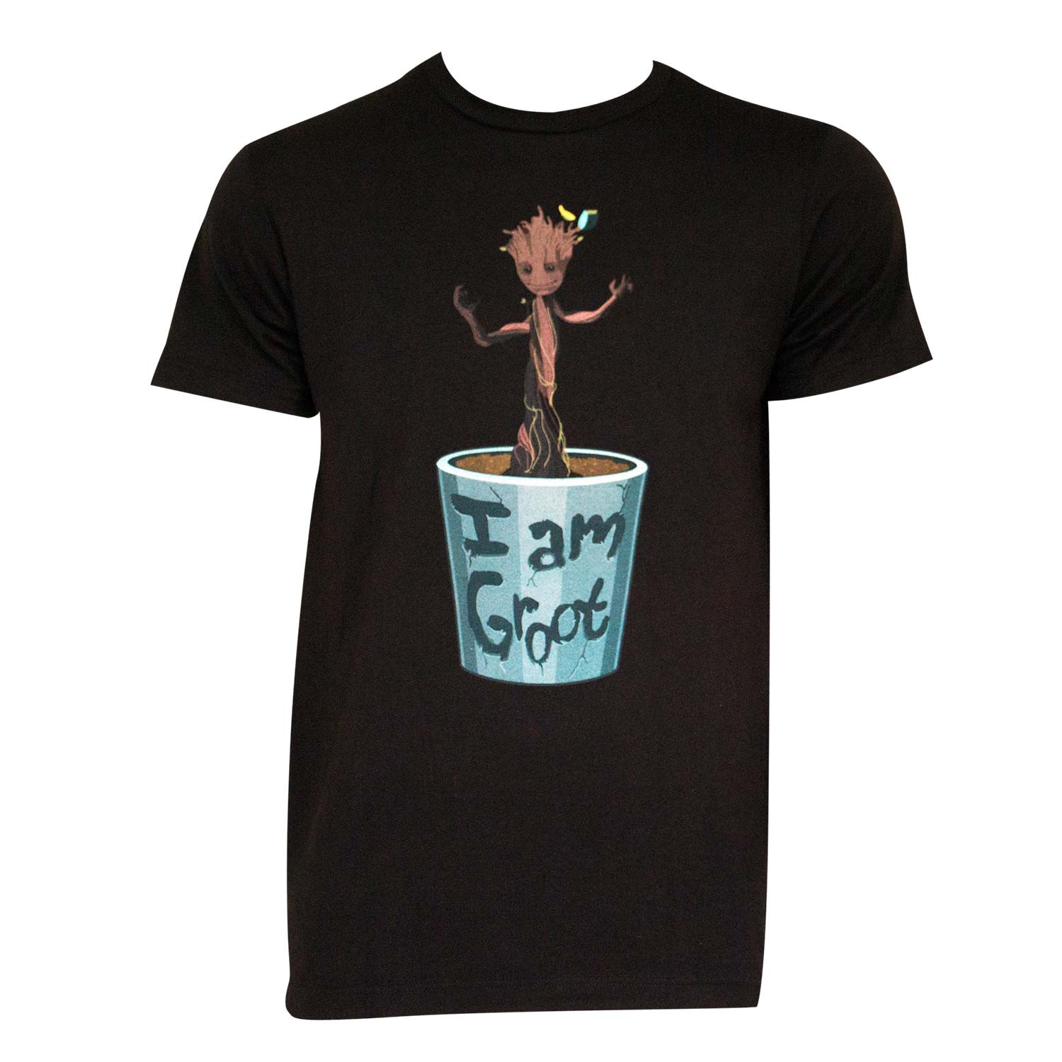 Guardians Of The Galaxy I Am Groot Tee Shirt, Black