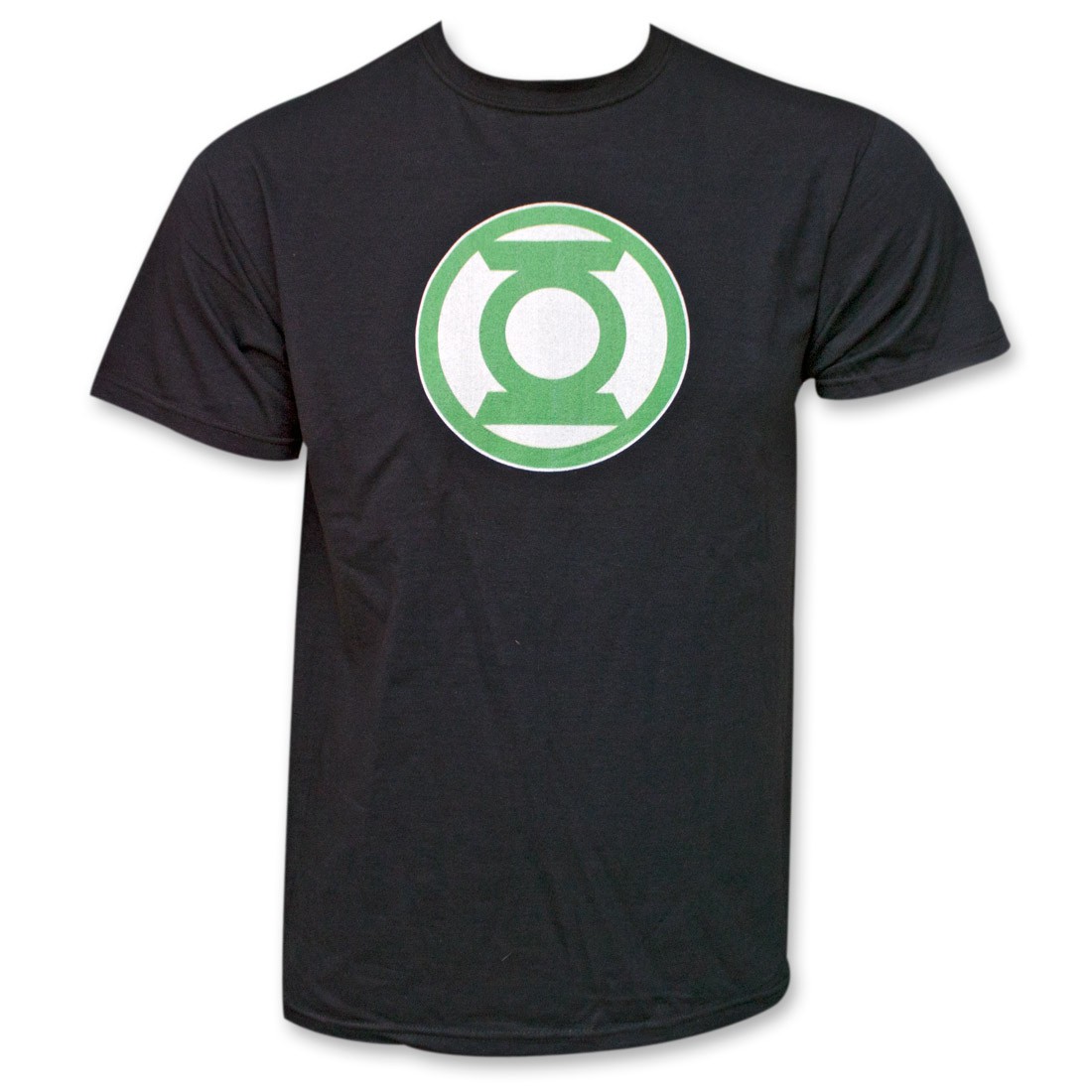 Green Lantern Logo Black T-Shirt, Black