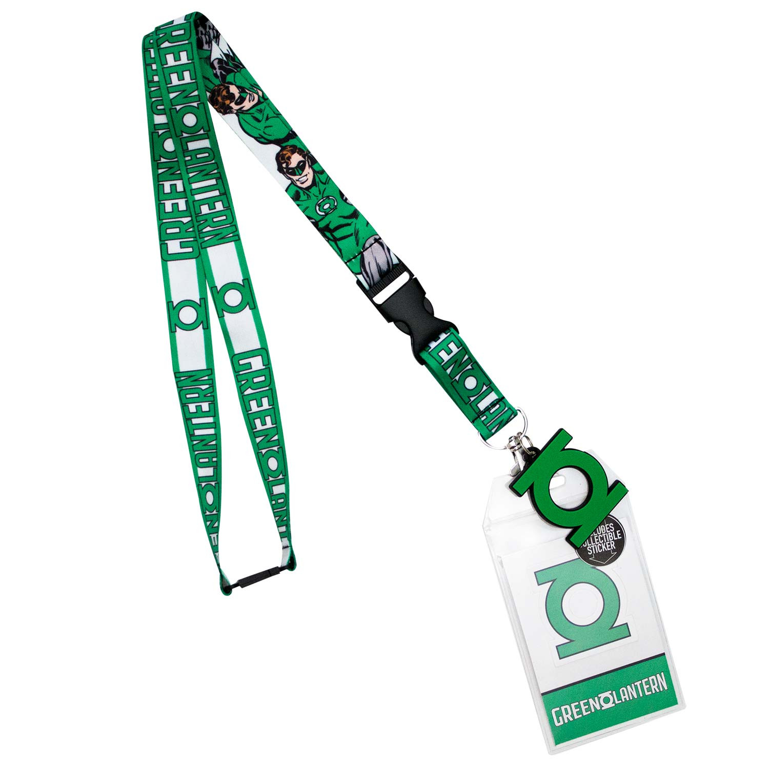 Green Lantern Comic Lanyard, Green