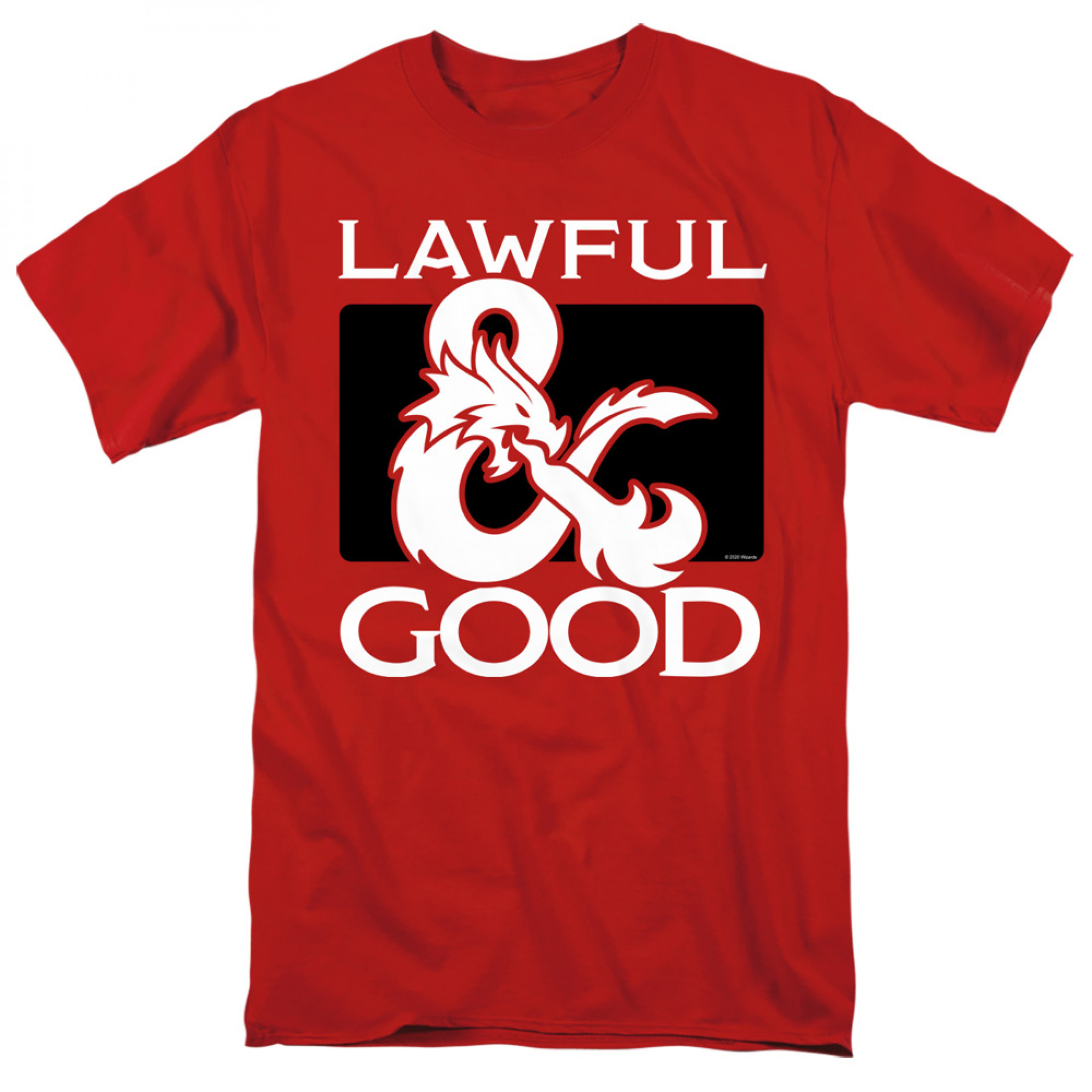 Dungeons & Dragons Lawful Good T-Shirt, Red