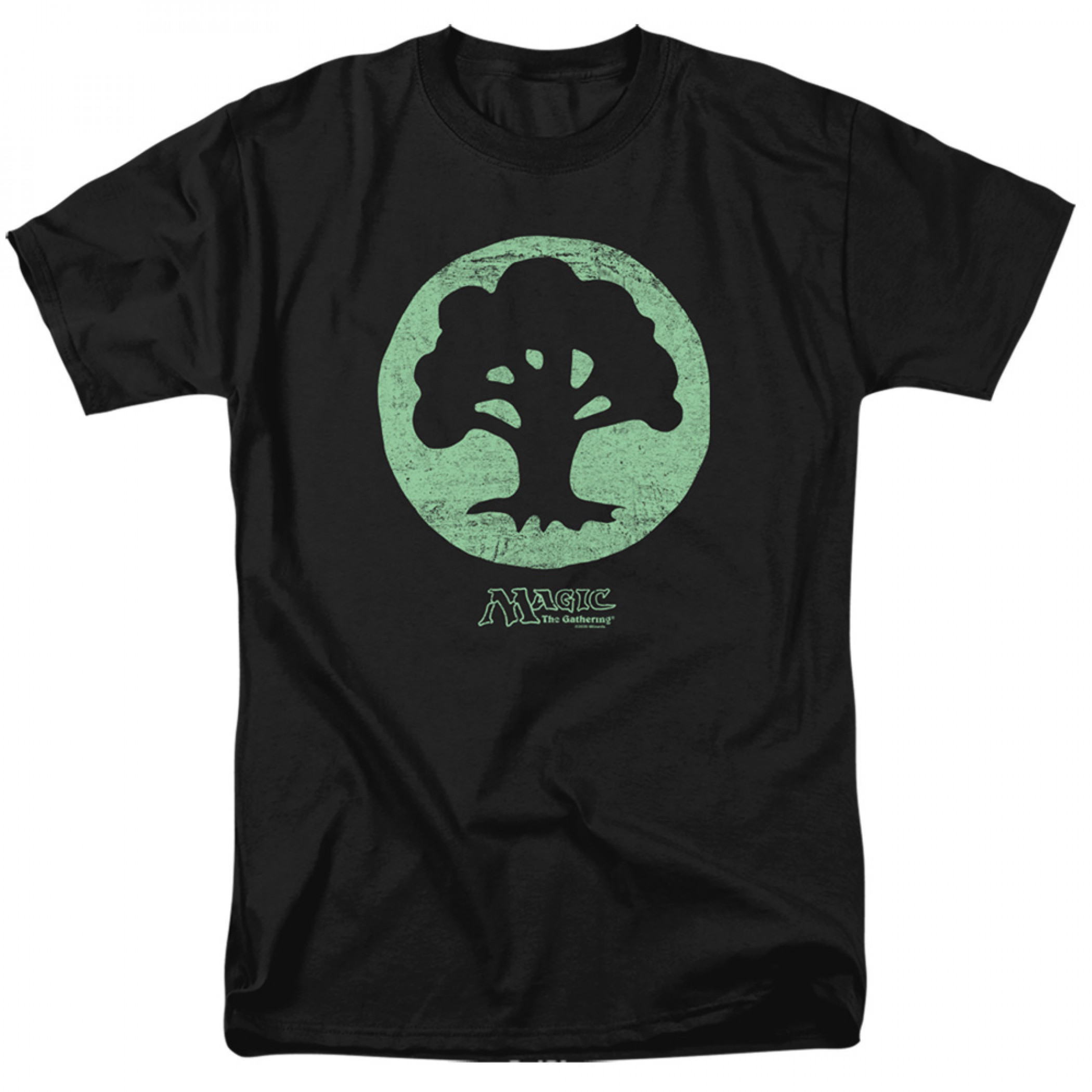 Magic the Gathering Green Mana T-Shirt, Black