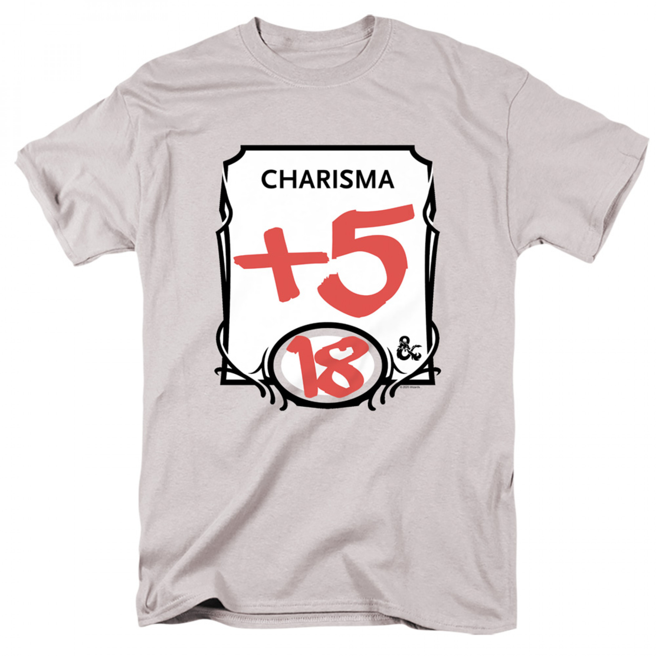 Dungeons & Dragons +5 Charisma T-Shirt, White