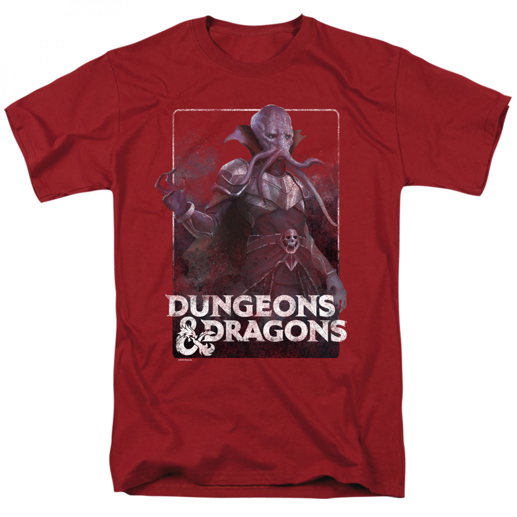 Dungeons & Dragons Master Mindflayer T-Shirt, Red