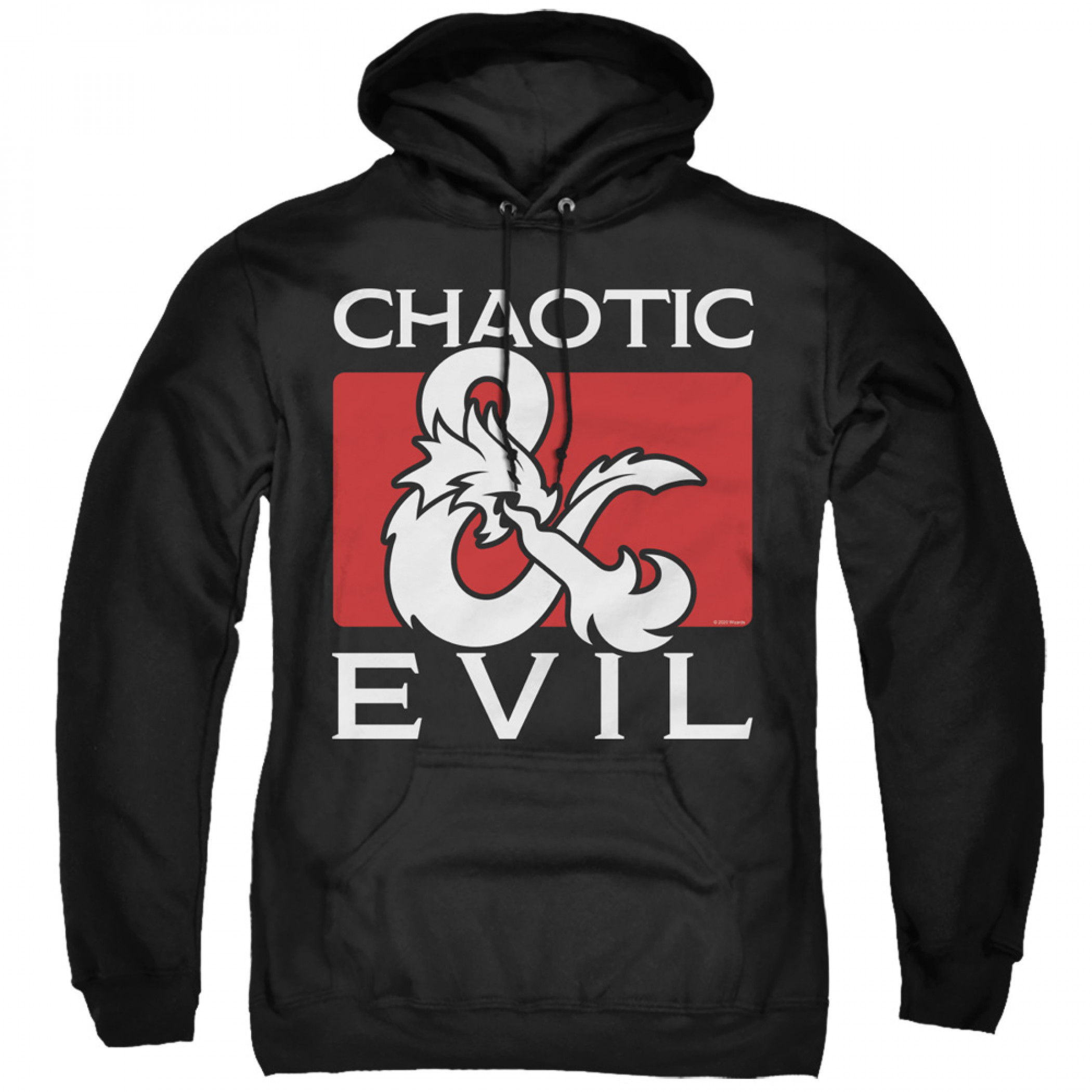 Dungeons & Dragons Chaotic Evil Hoodie, Black