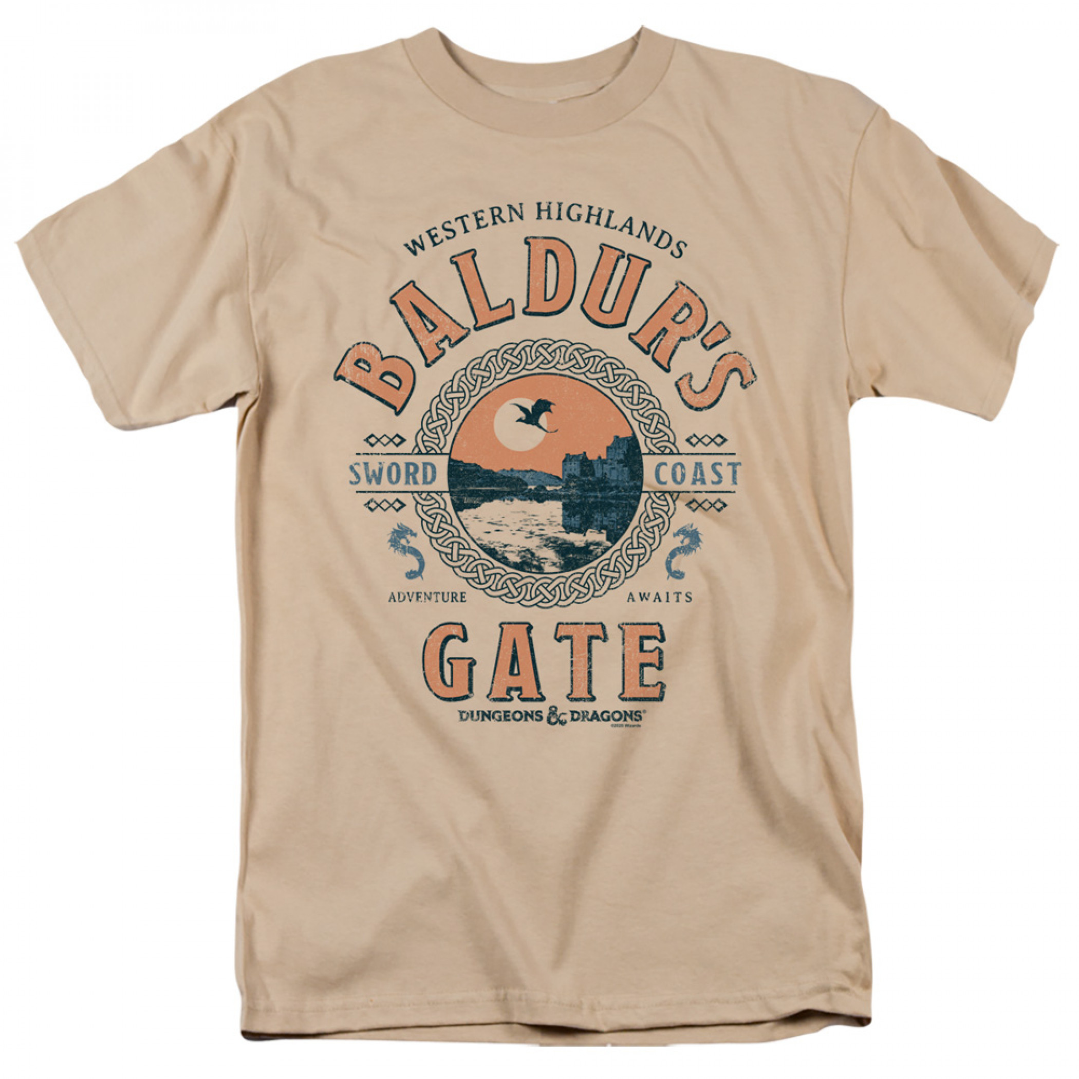 Dungeons & Dragons Baldurs Gate Resort T-Shirt, White