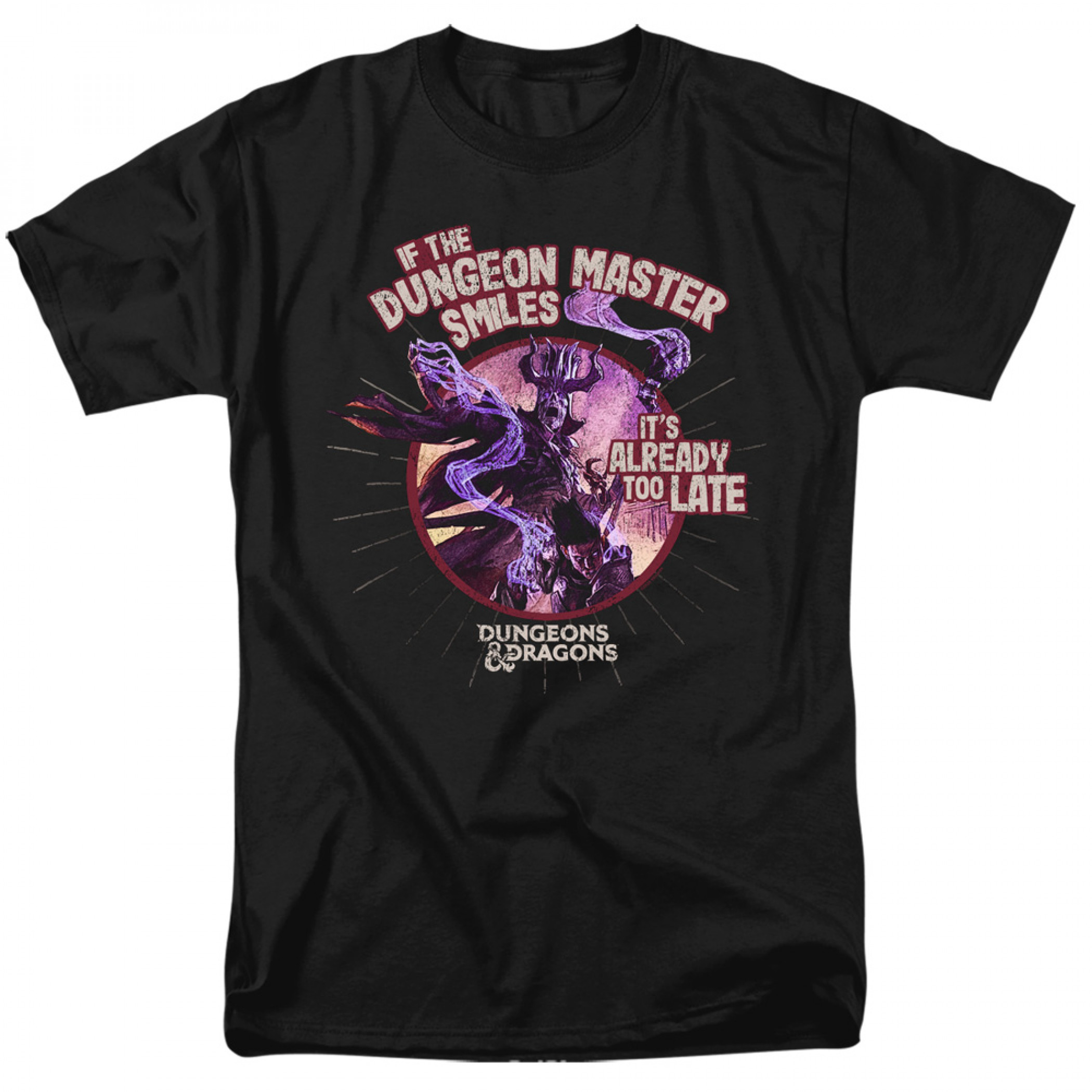 Dungeons & Dragons If The DM Smiles T-Shirt, Black