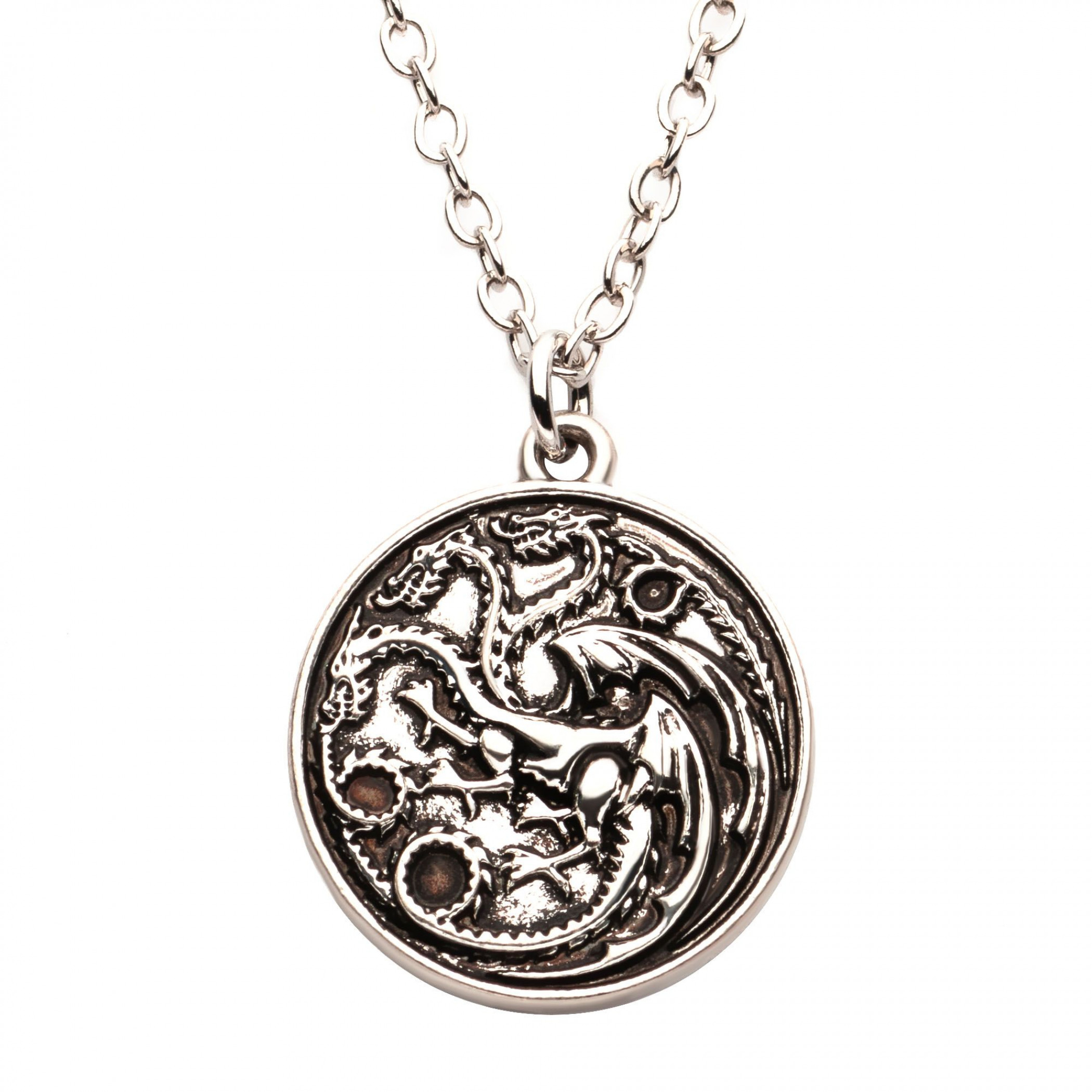 House of The Dragon Targaryen Pendant Necklace, Black