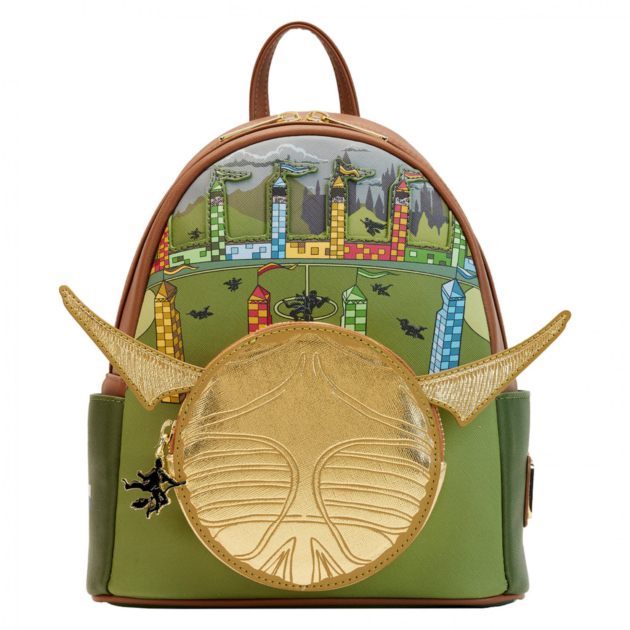 Harry Potter Quidditch Mini Backpack with Moving Wings, Multi-Color