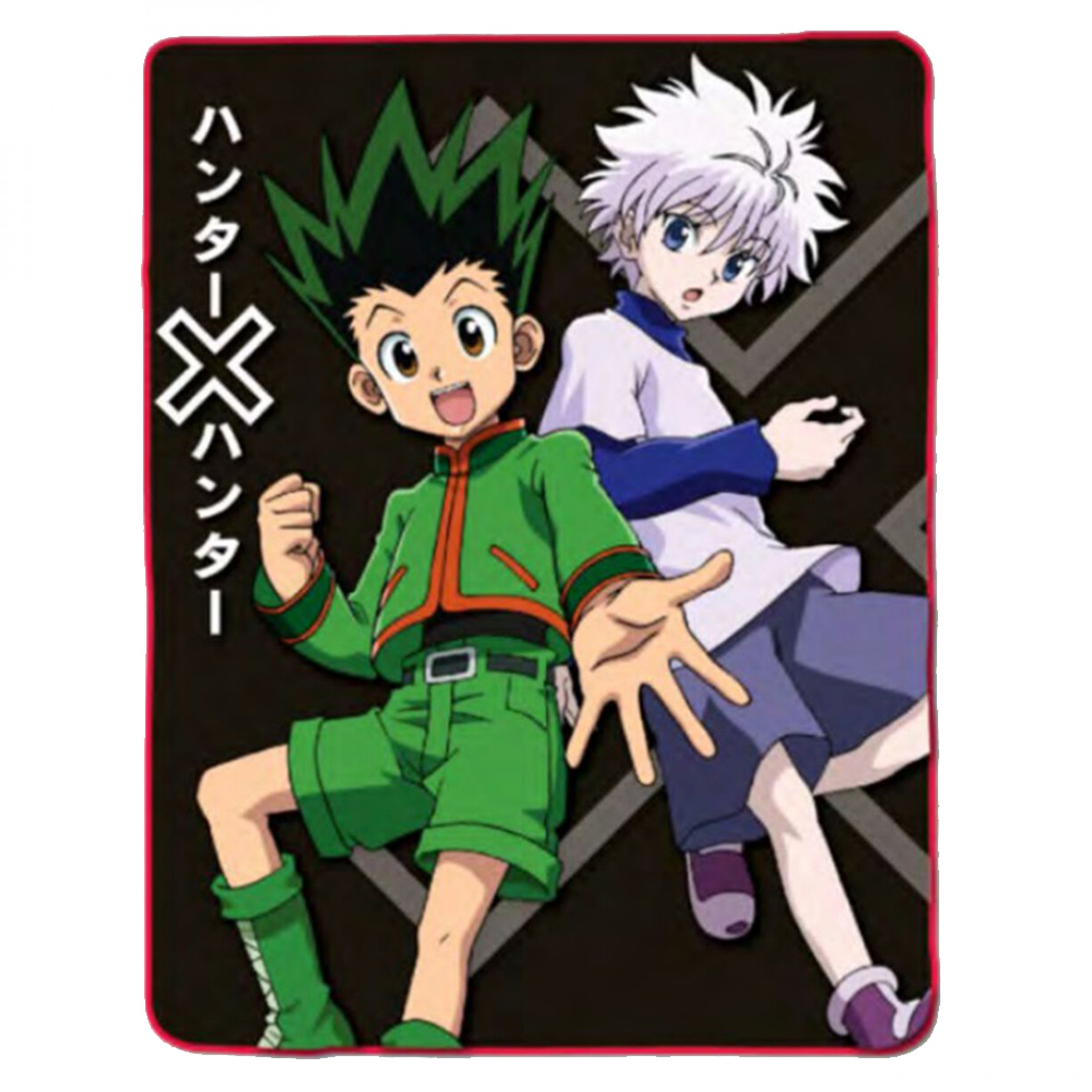 Hunter X Hunter Gon Freecss & Killua Zoldyck Characters Throw Blanket, Multi-Color
