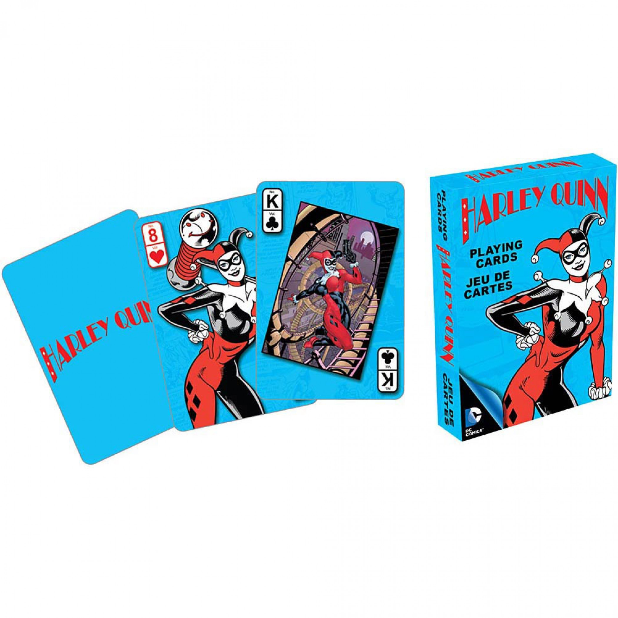 Harley Quinn Playing Cards, Blue