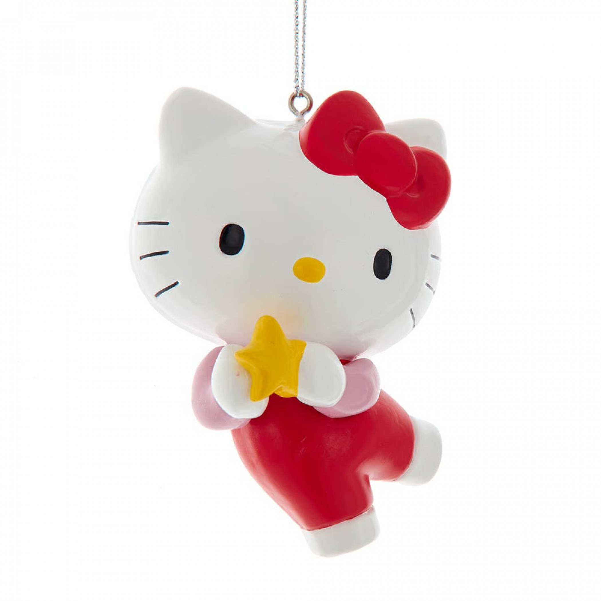 Hello Kitty Standing Gracefully with Star Ornament, Multi-Color