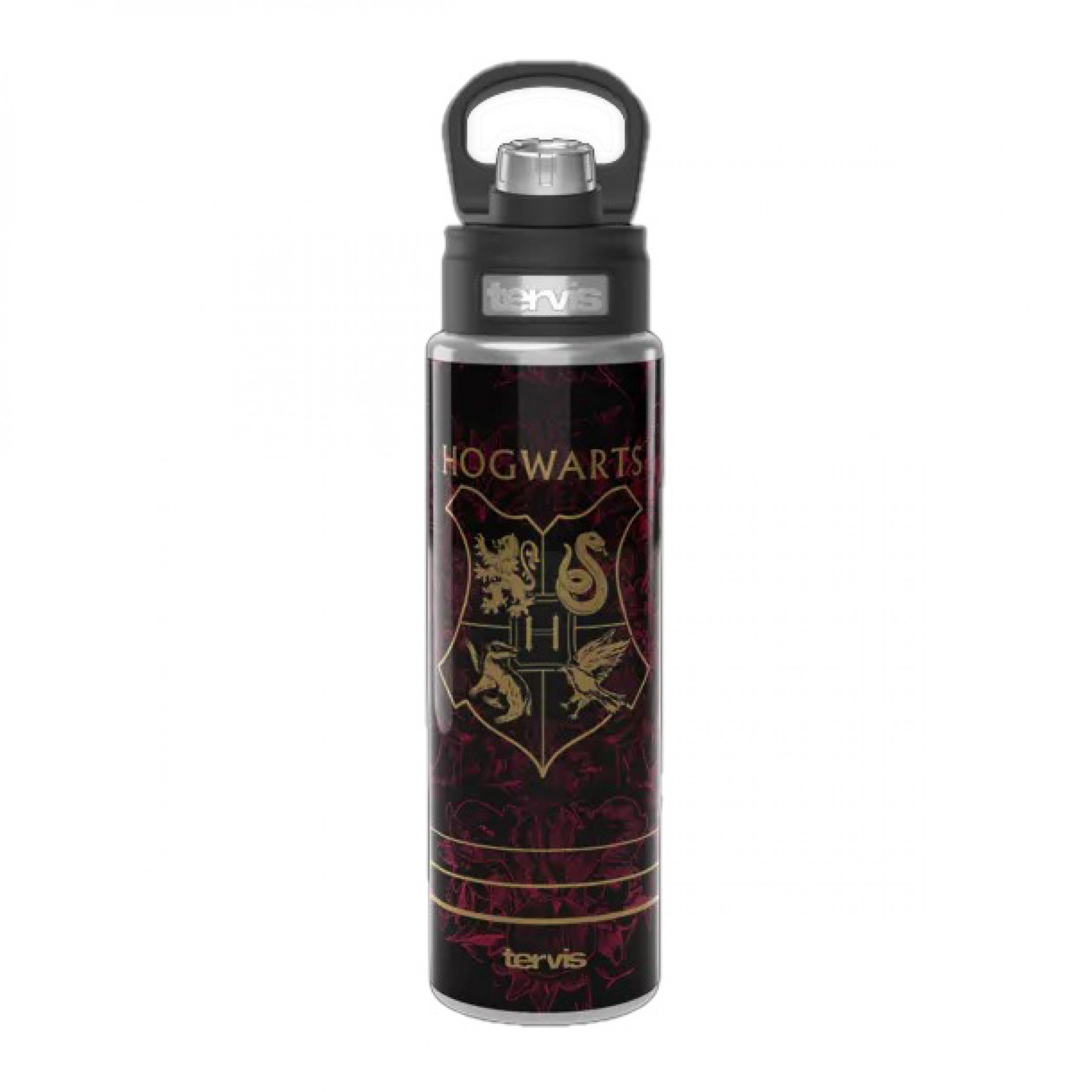 Harry Potter Hogwarts Heraldry 24 Oz Stainless Steel Tervis® Bottle, Black