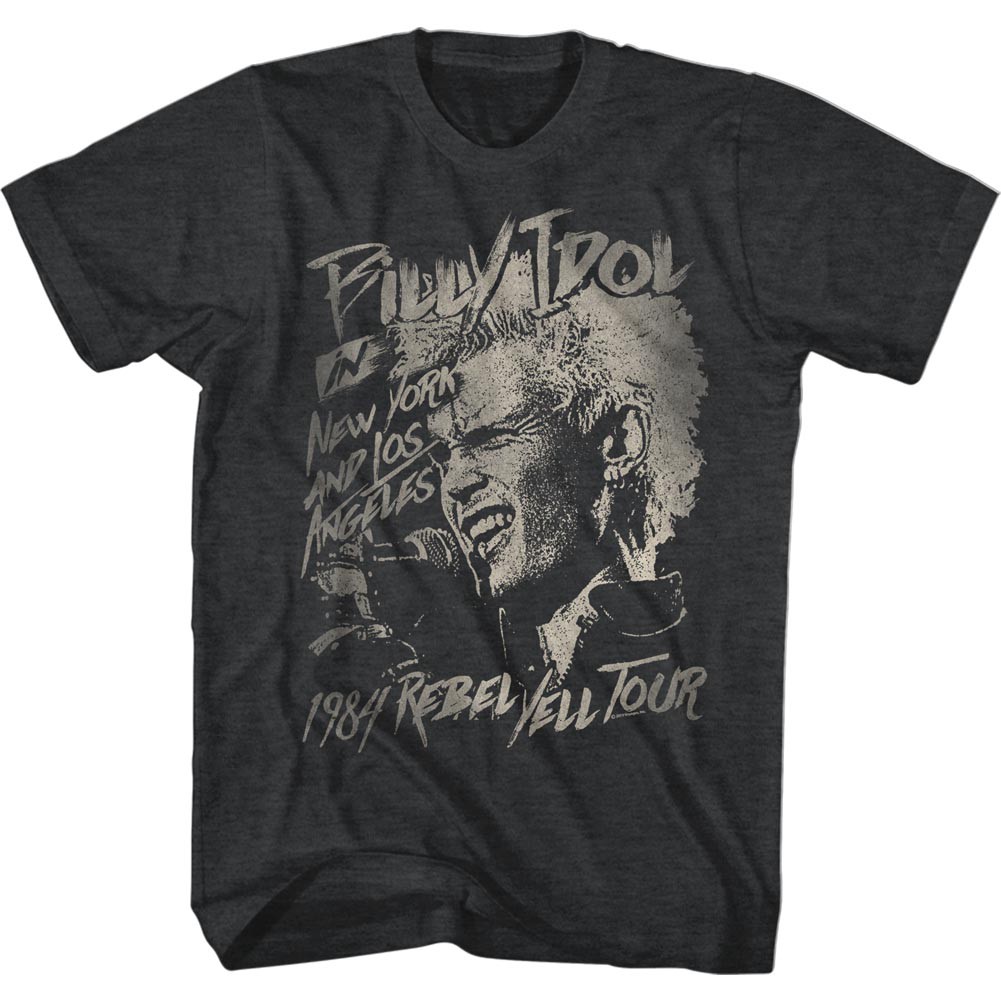 Billy Idol Blondie Boy Mens Black T-Shirt