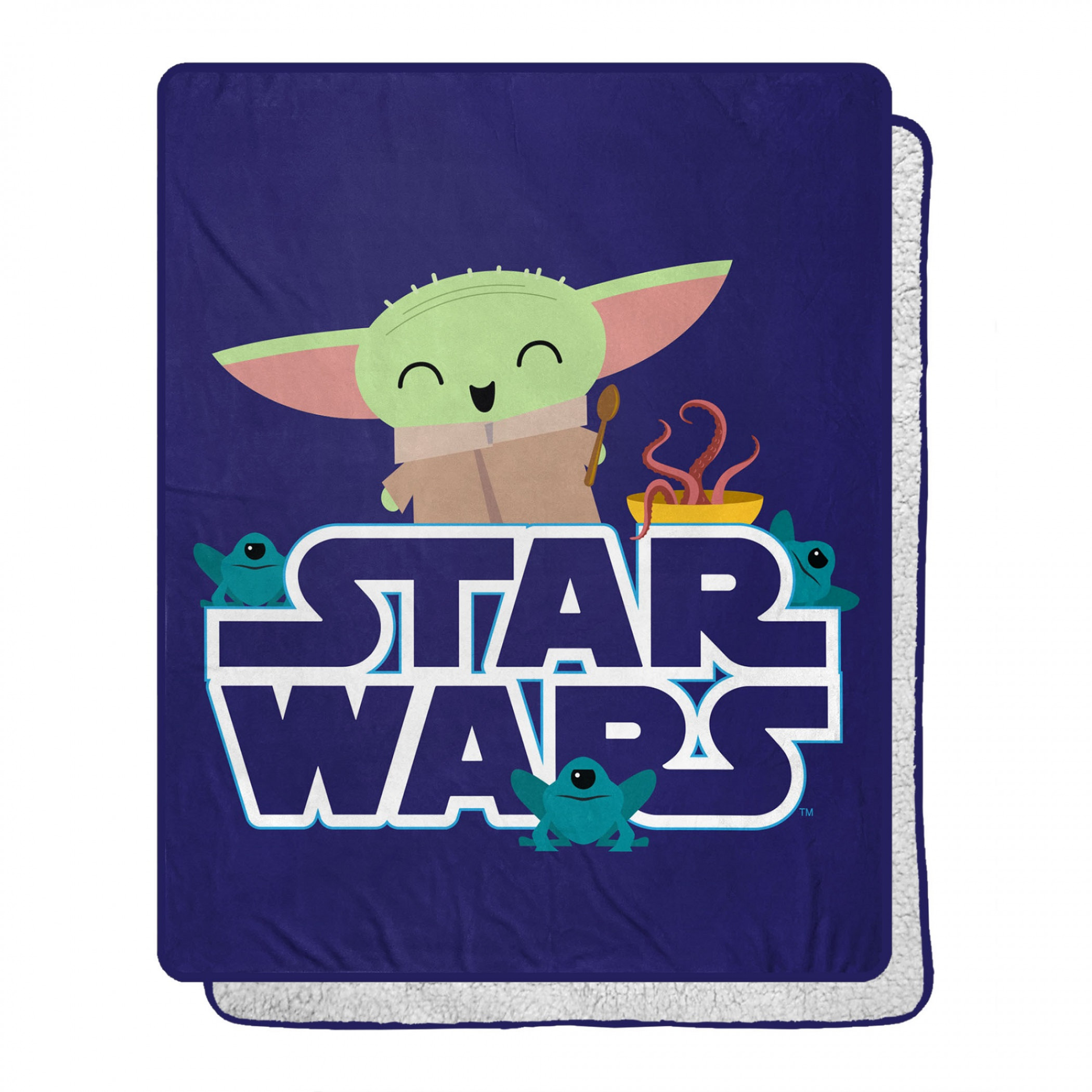 Star Wars The Child Grogu Snack is The Way 40 X 50 Silk Touch Throw, Multi-Color