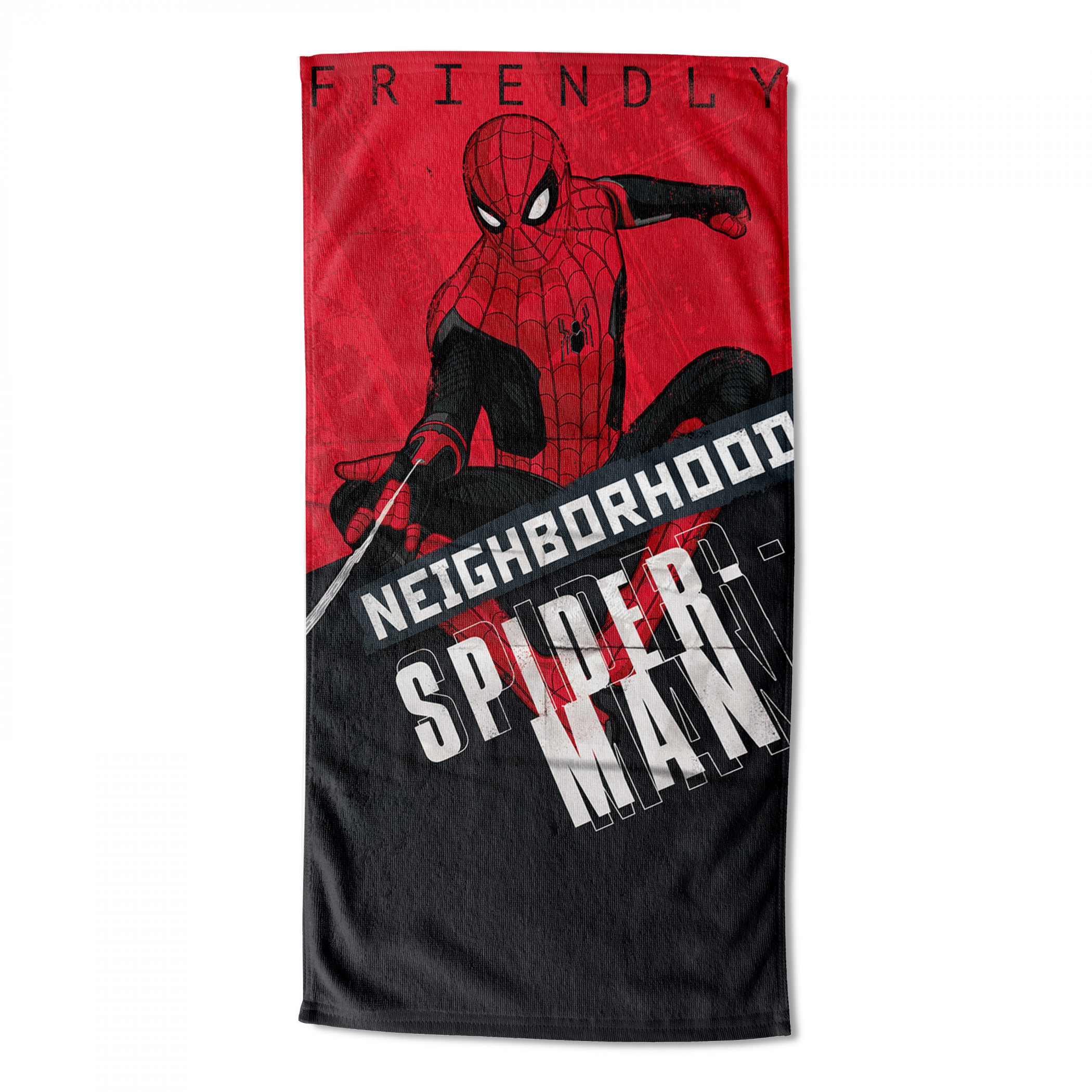 Marvel Comics Spider-Man Friendly Neighborhood 30'x60' Beach Towel, Multi-Color