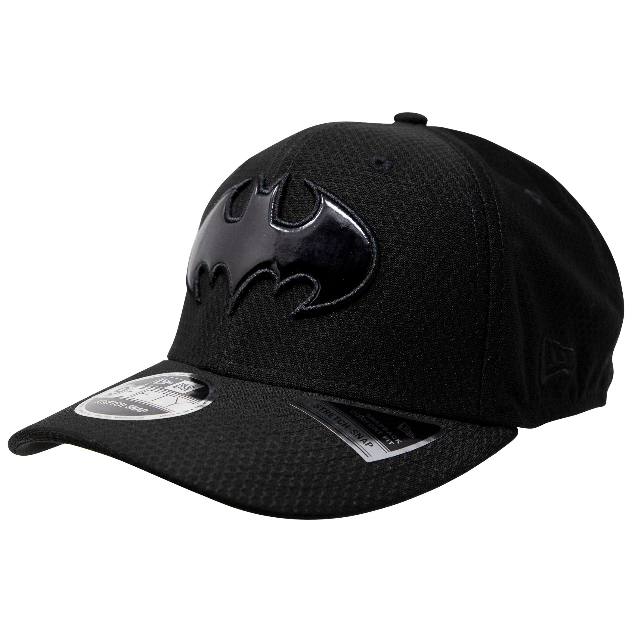 Batman 80th Reflective Logo New Era 9Fifty Adjustable Hat, Black