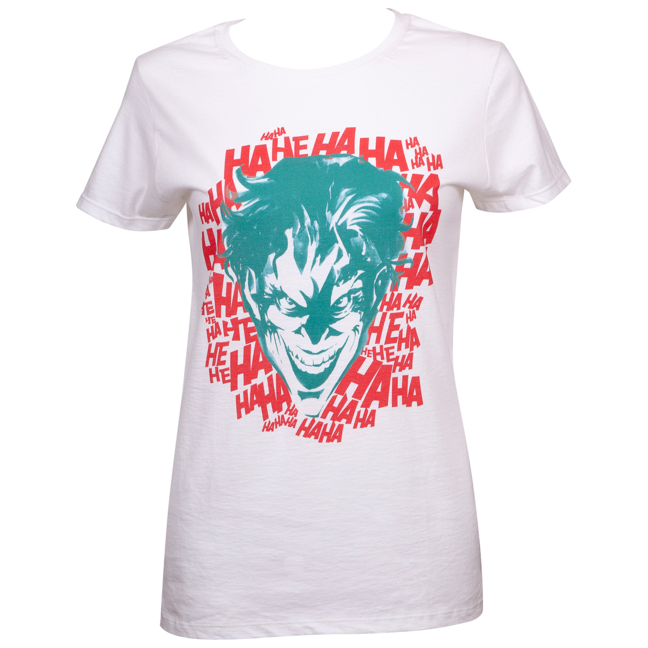 Joker HaHaHaHa Women's White T-Shirt, White