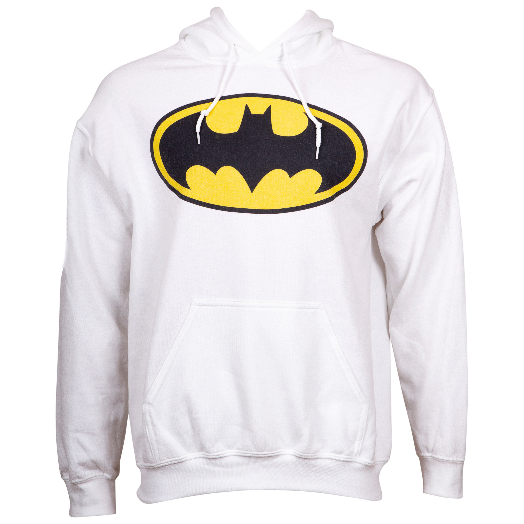 Batman Classic 80th Symbol Hoodie, White