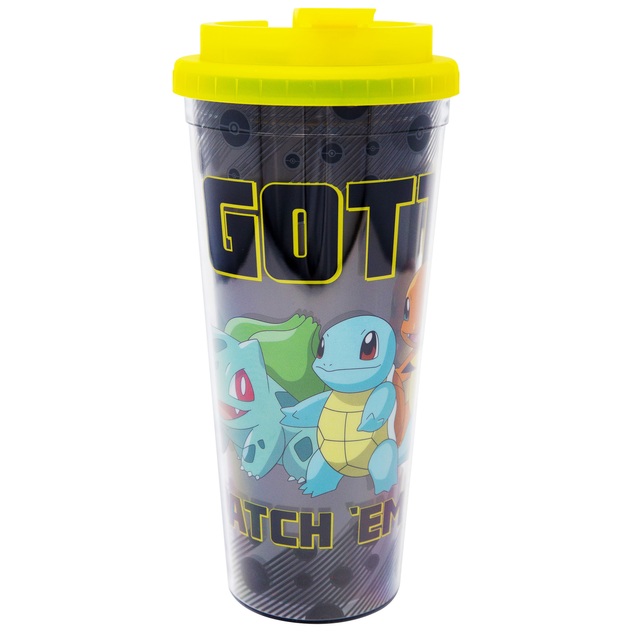 Pokemon Gotta Catch Them All 24 Ounce Travel Mug, Black
