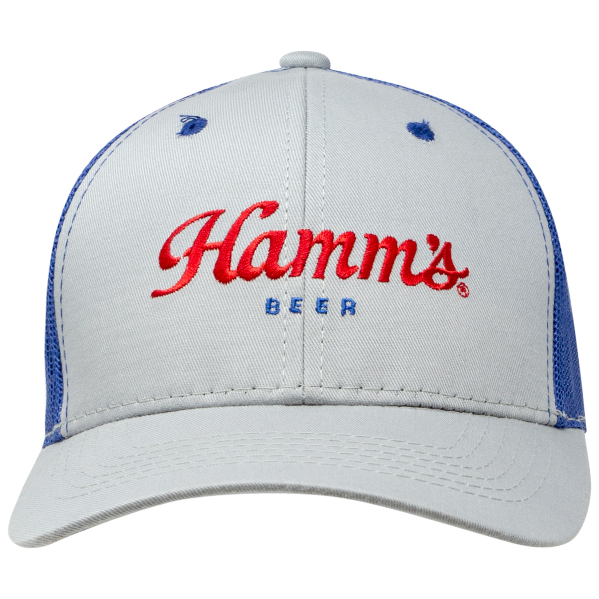 Hamm's Mesh Grey Trucker Hat
