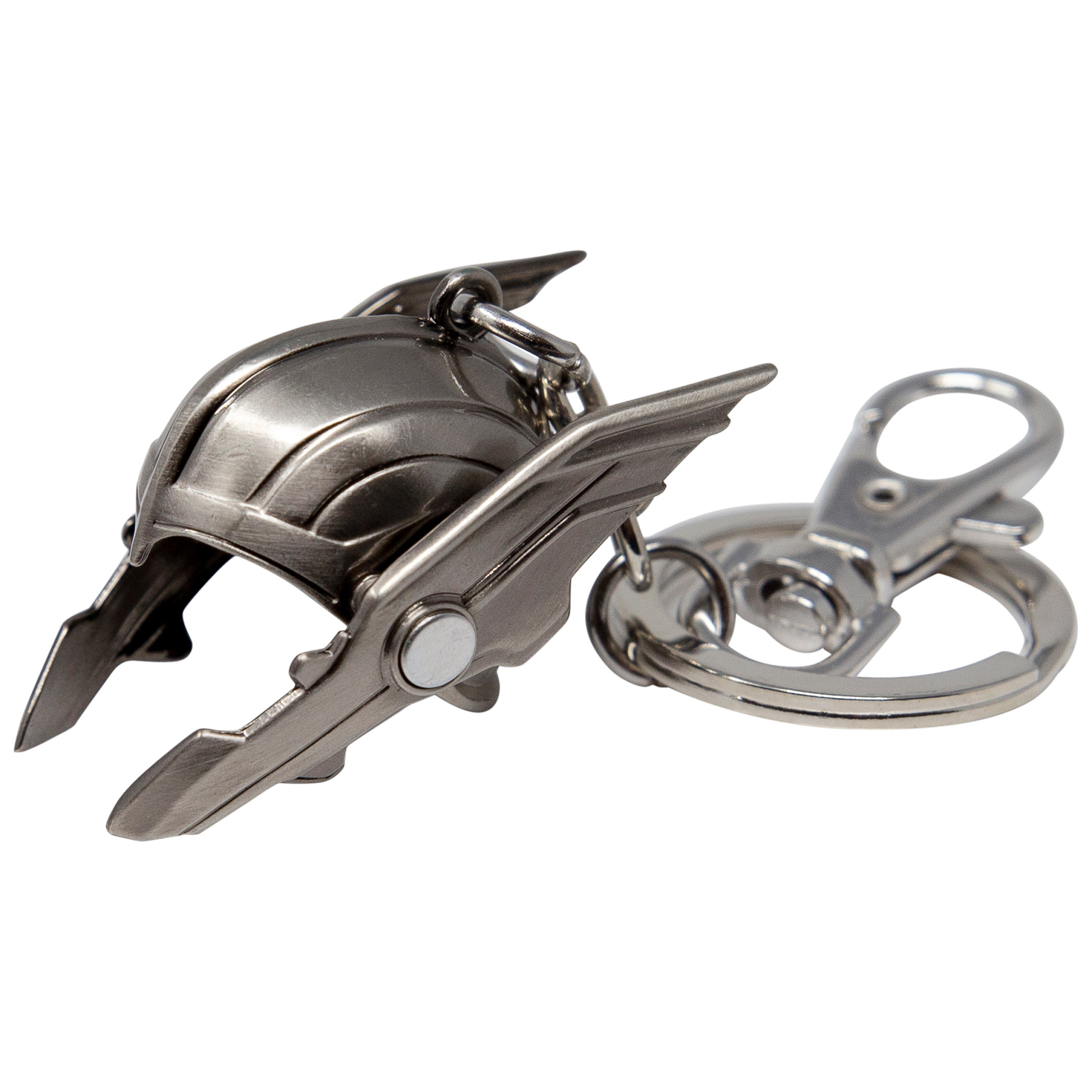 Thor Helmet Keychain, Silver