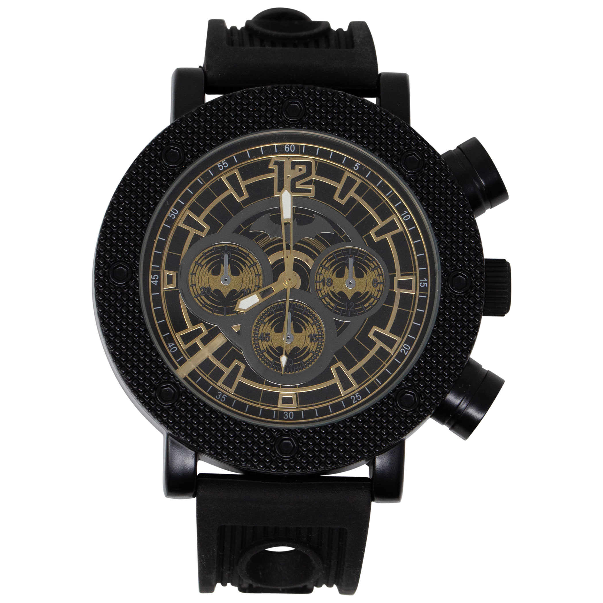 Batman Symbols Black Analog Watch, Black