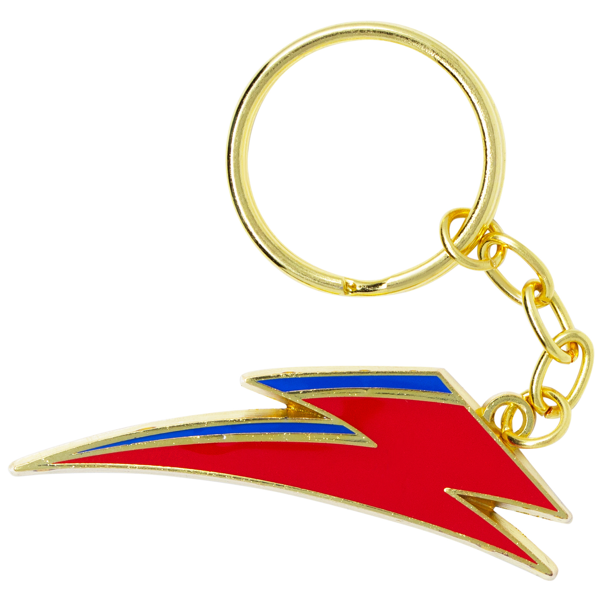 David Bowie Lightning Bolt Logo Keychain