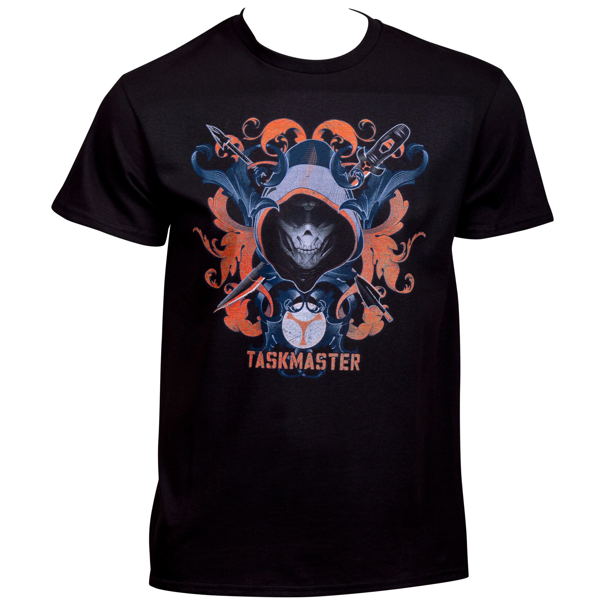 The Taskmaster Crossed Weapons Black Widow Movie T-Shirt, Black