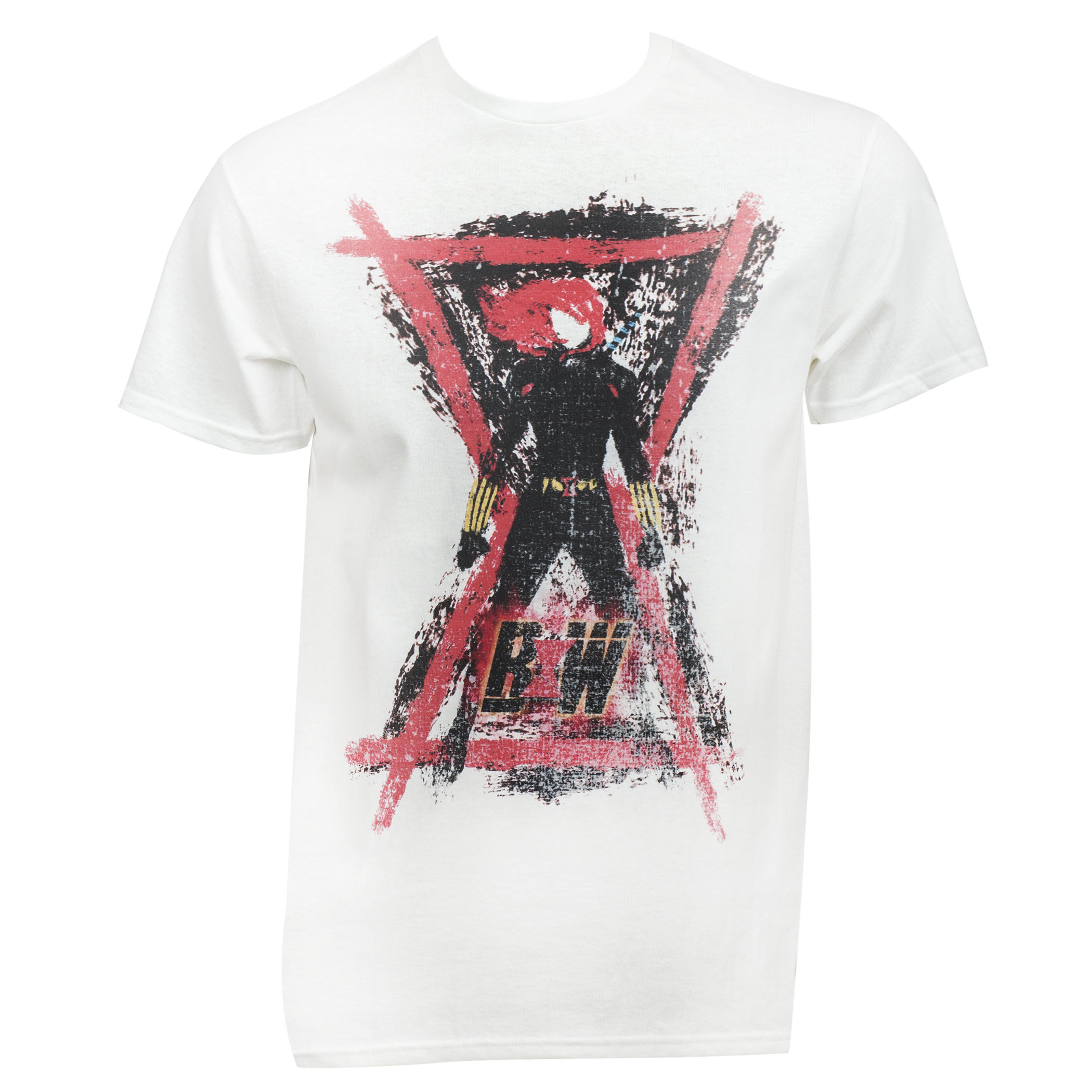 The Black Widow Movie Graffiti Art Print T-Shirt, Red
