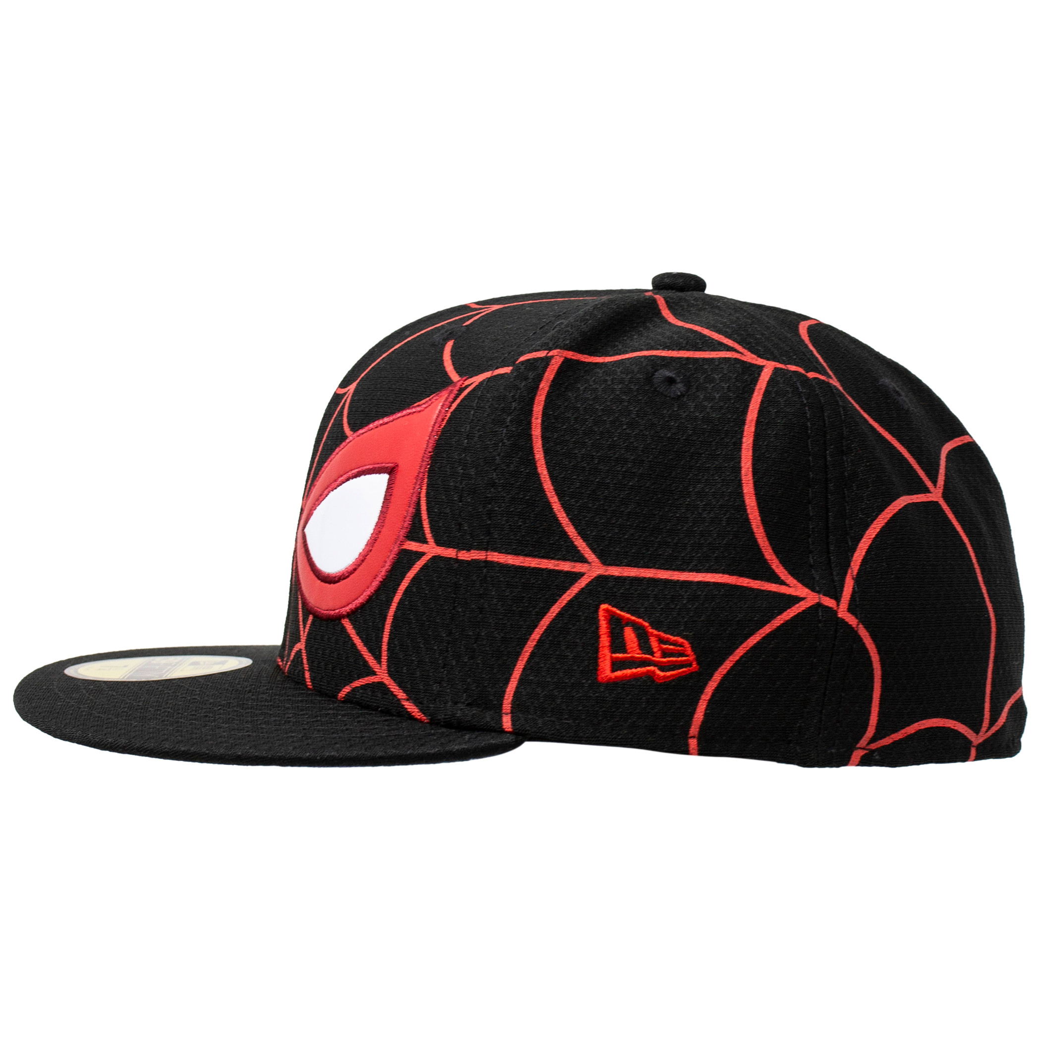 Miles Morales Spider-Man New Era 59Fifty Hat Black