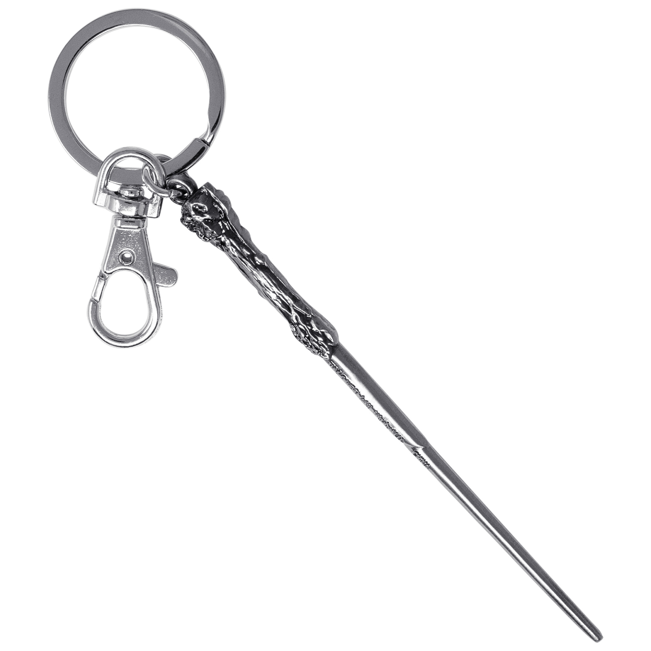 Harry Potter Wand Pewter Keychain, Grey