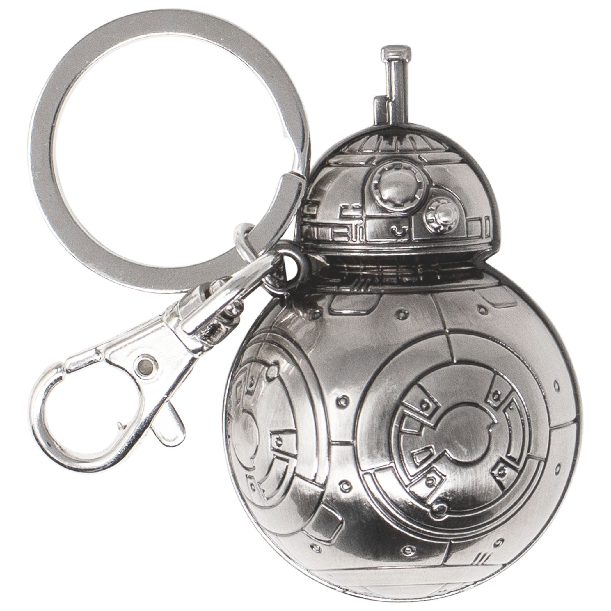 Star Wars BB-8 Pewter Keychain, Grey