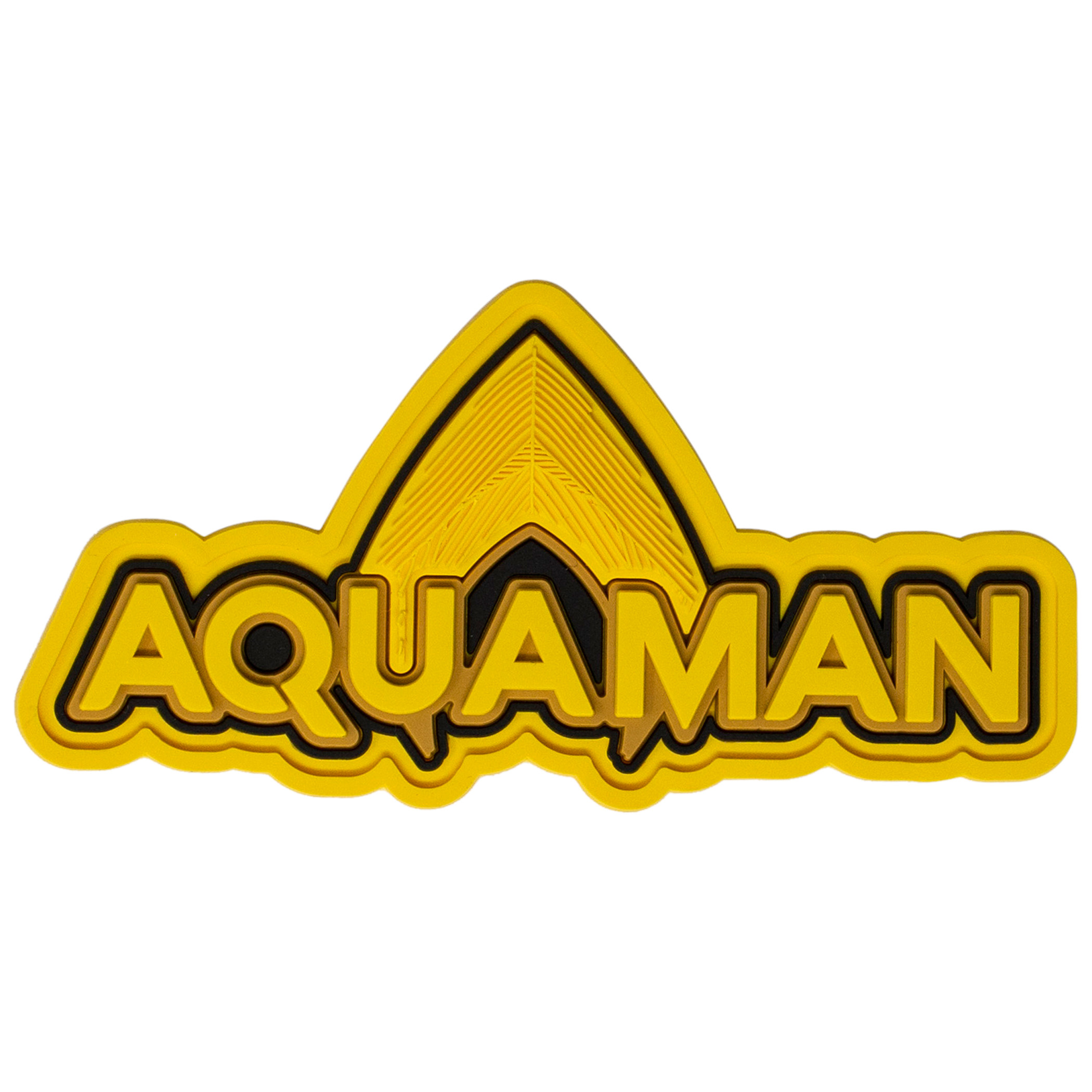 DC Comics Aquaman Text Soft Magnet, Yellow