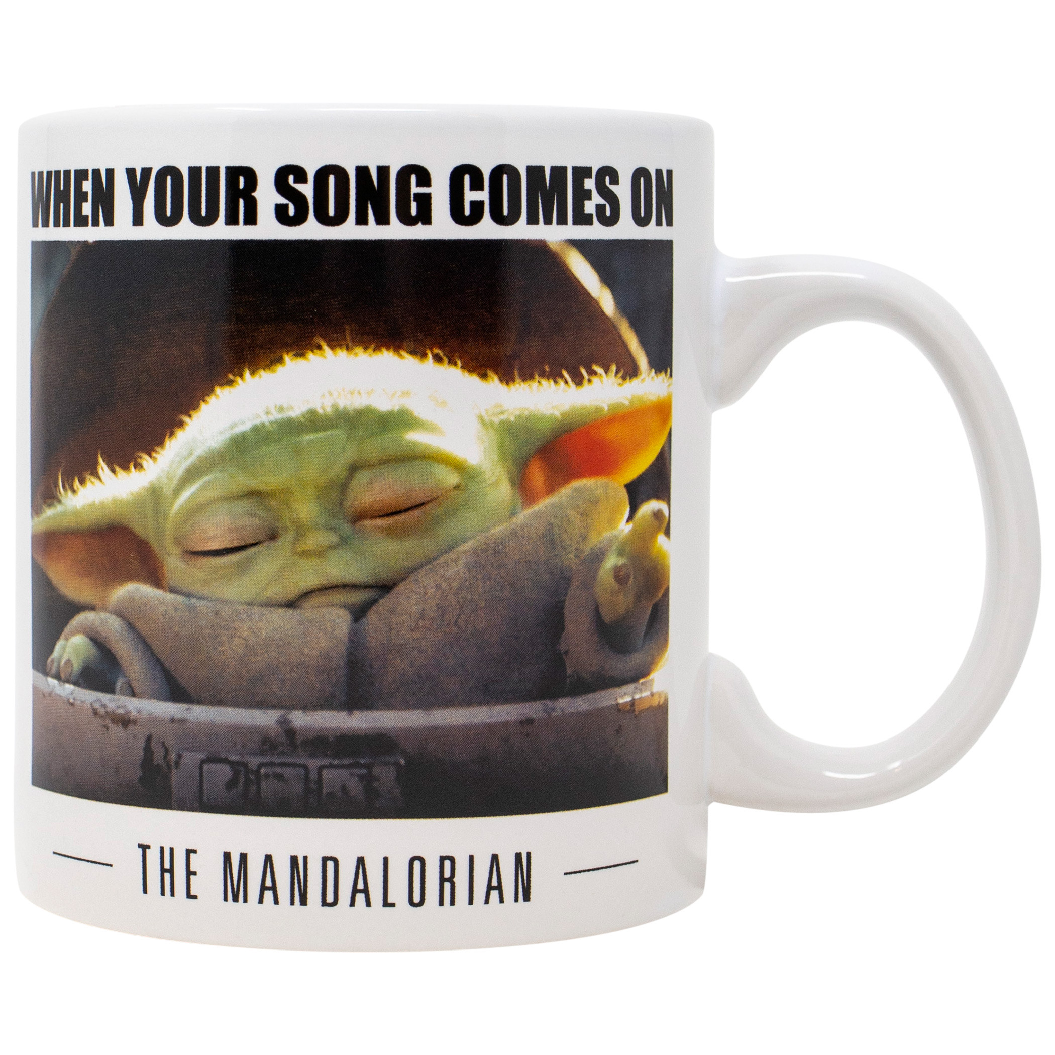 Star Wars The Mandalorian Your Song 20 Ounce Mug, White