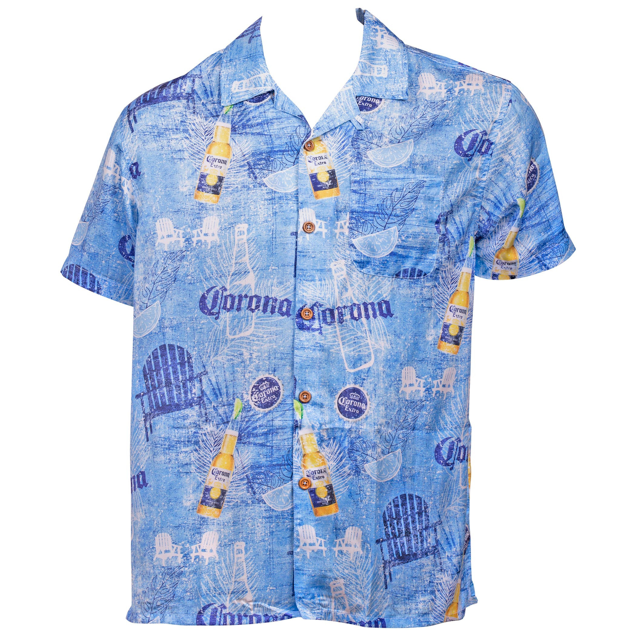 Corona Extra Blue Hawaiian Shirt - image 2