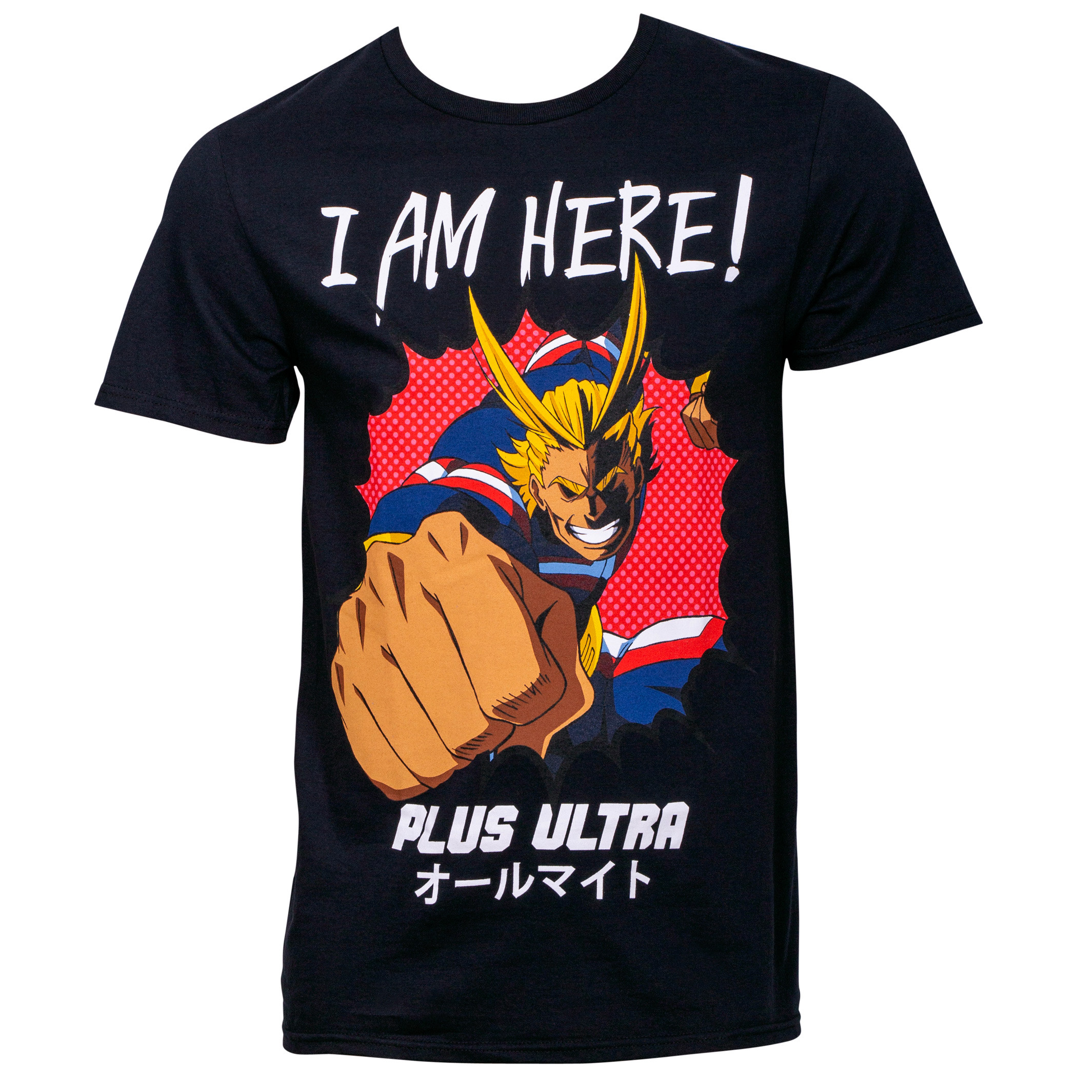 My Hero Academia I Am Here! T-Shirt, Black