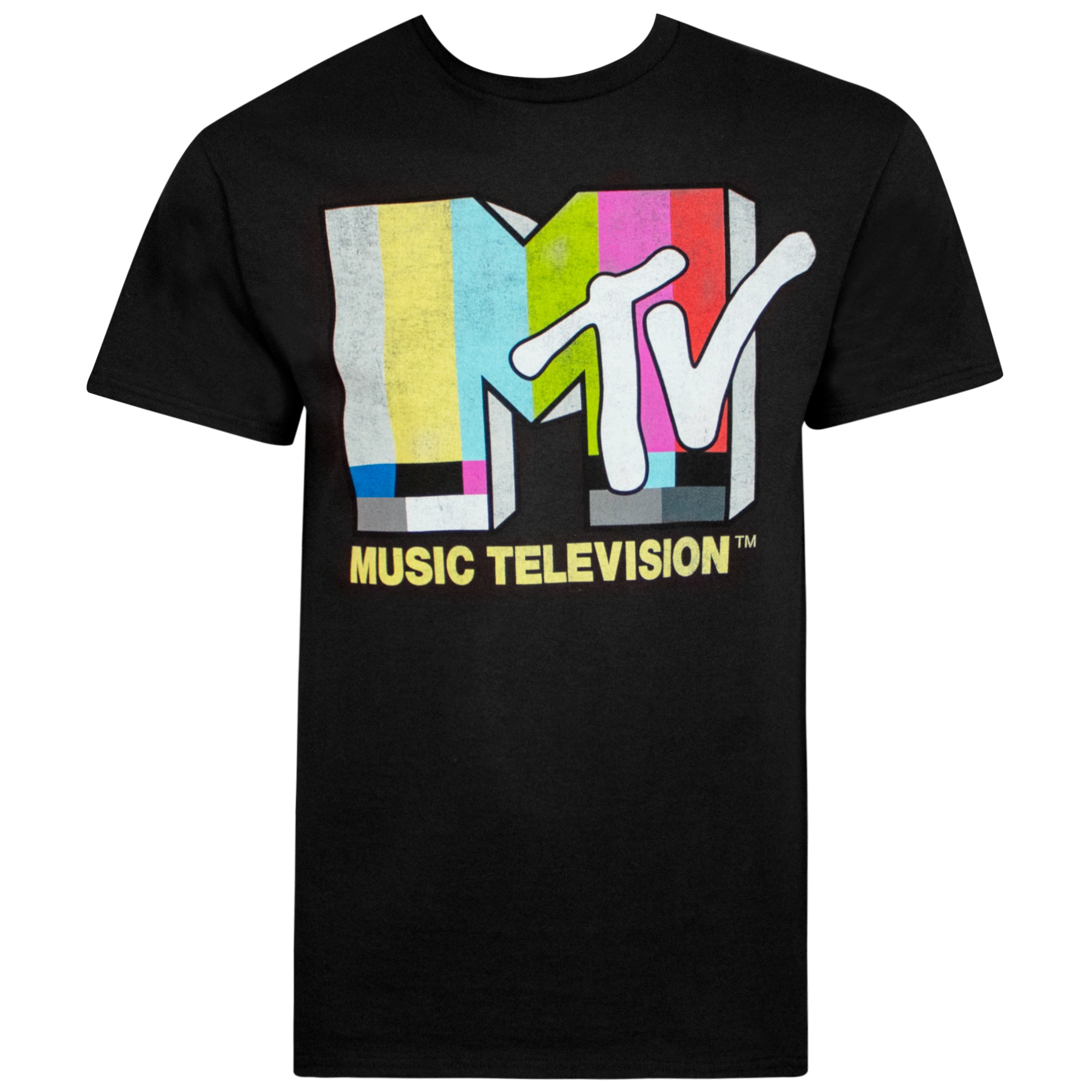 MTV Logo Black Tee Shirt